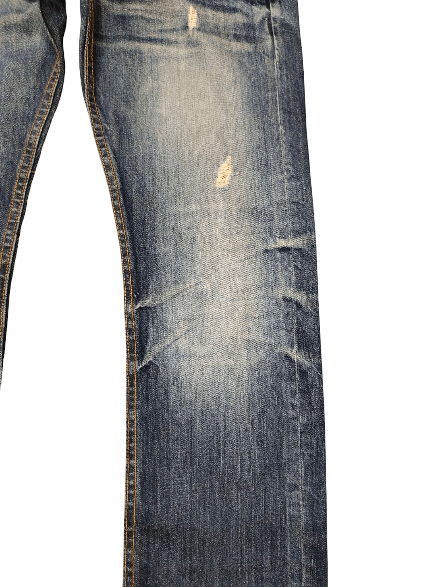 Kapital Cult Of Individuality Distress Clawmark Selvedge Jeans Size US 31 - 4 Thumbnail