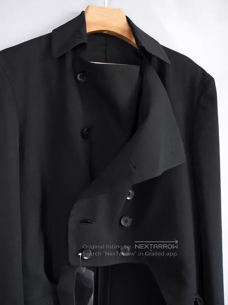 Yohji Yamamoto Yohji Yamamoto Size 1 11SS deformed collar tailcoat overcoa Size 38R - 7 Thumbnail