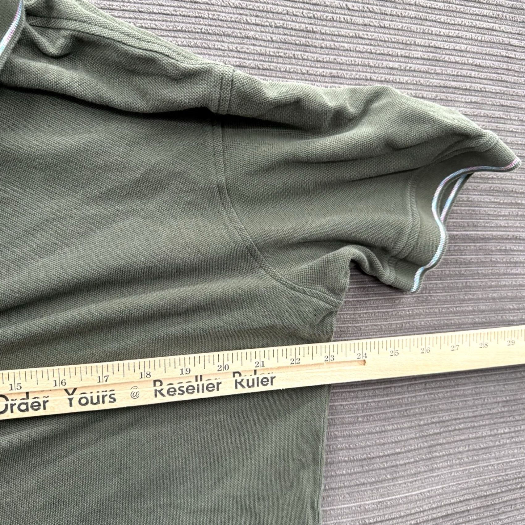 Robert Graham Robert Graham Polo Shirt Men XL Green Cotton Preppy Golfing Outdoors Short Sleeve Classic Fit Mens Polo Shirt Size US XL / EU 56 / 4 - 4 Thumbnail