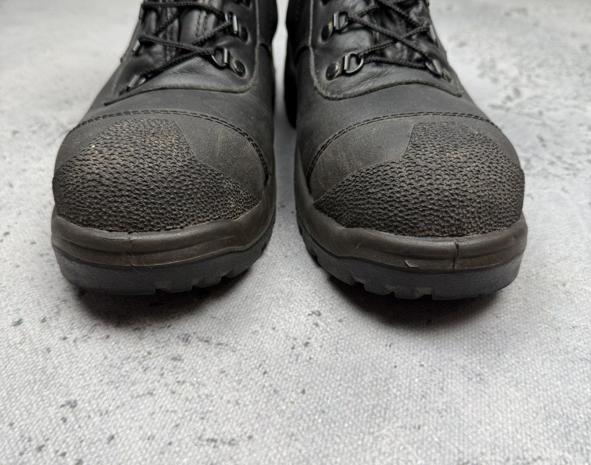 Red Wing Red Wing Black Leather Work Boots With Red Mesh Collar Rare Size US 11 / EU 44 - 18 Thumbnail