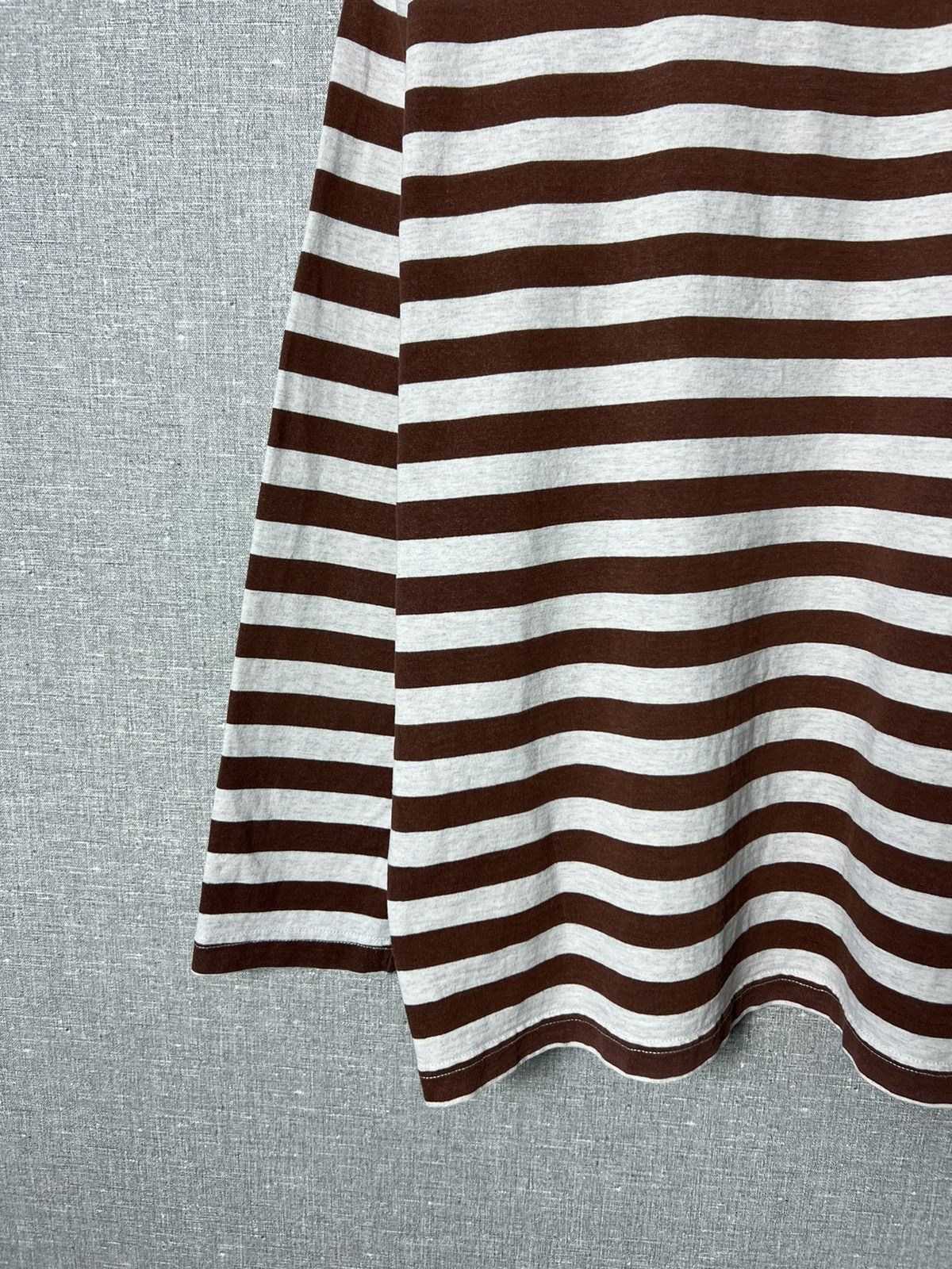 Guess Rare Vintage Guess Jeans USA Striped Long Sleeve Brown/Grey Size US L / EU 52-54 / 3 - 20 Thumbnail