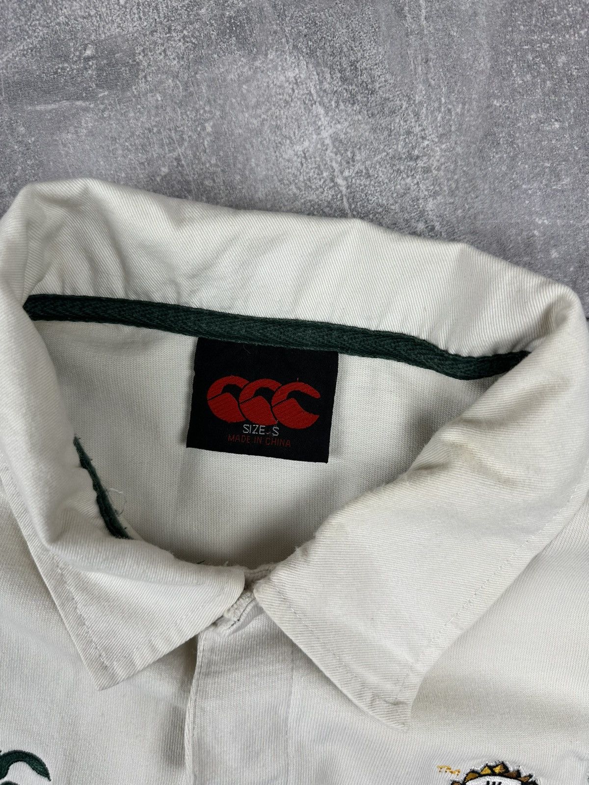 Canterbury of New Zealand Canterbury South Africa Rugby Vintage Retro Polo Size US S / EU 44-46 / 1 - 11 Thumbnail