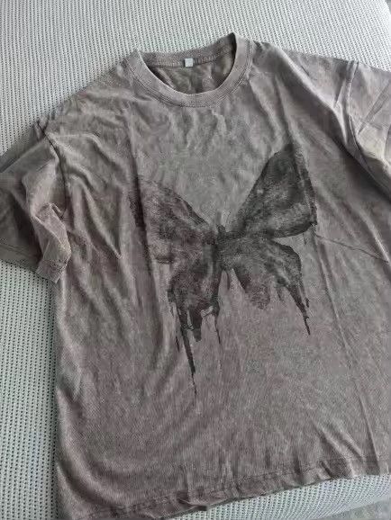 Japanese Brand Butterfly Graphic Short Sleeve T Shirt Size US XXL / EU 58 / 5 - 3 Thumbnail