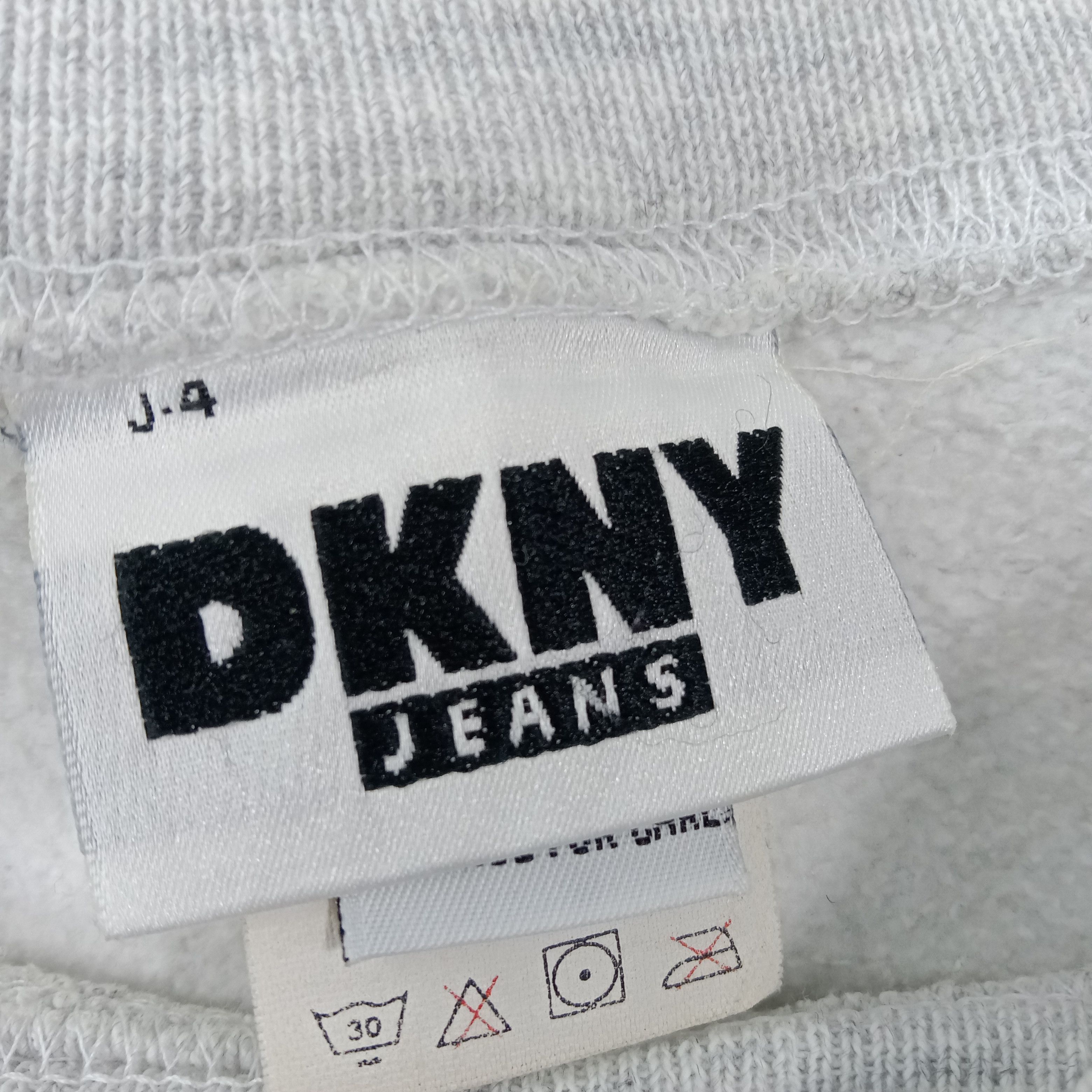 DKNY × Vintage DKNY Jeans American Style Sweatshirt C230N3 Size US L / EU 52-54 / 3 - 3 Thumbnail