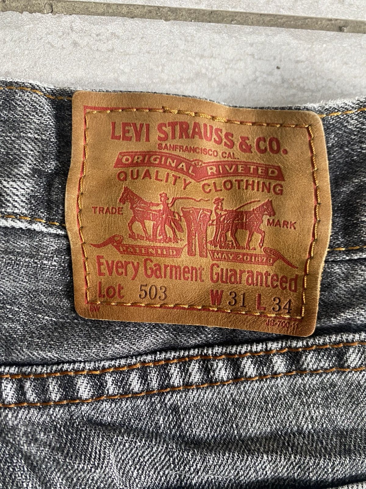 Levi's LEVIS 503 JAPAN Size US 31 - 12 Thumbnail