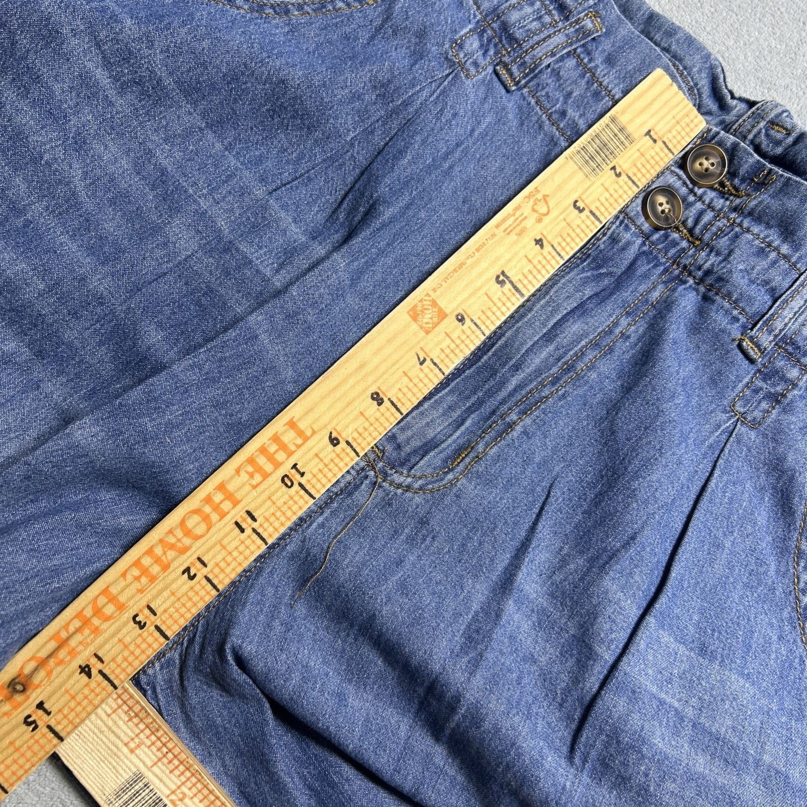 JNCO Deadstock Beyond Baggy Jeans Womens 20w - 45x33 Raw Hem Wide Size 42" / US 20 - 18 Thumbnail