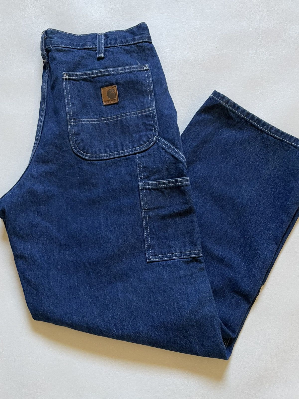Carhartt × Vintage Carhartt denim carpenters pants Size US 34 / EU 50 - 3 Thumbnail
