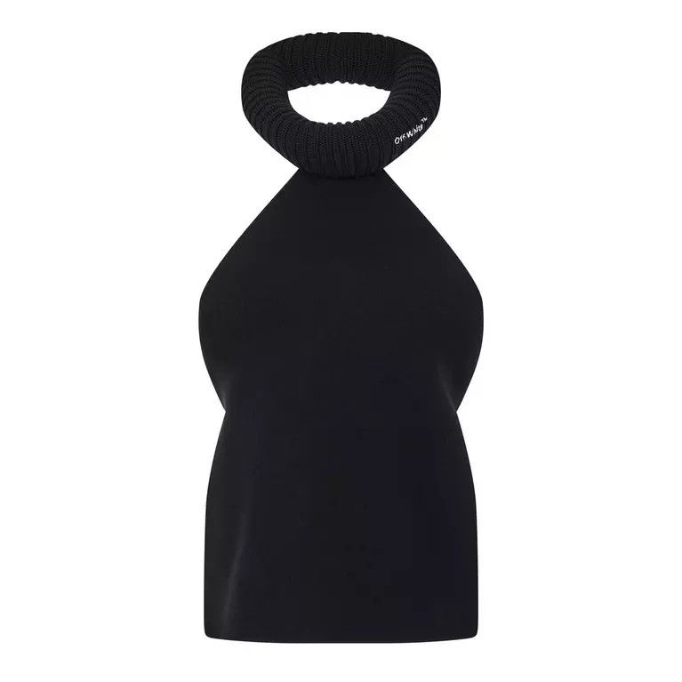 Off-White o1y1225 Logo Tank Top in Black Size XS / US 0-2 / IT 36-38 - 1 Thumbnail