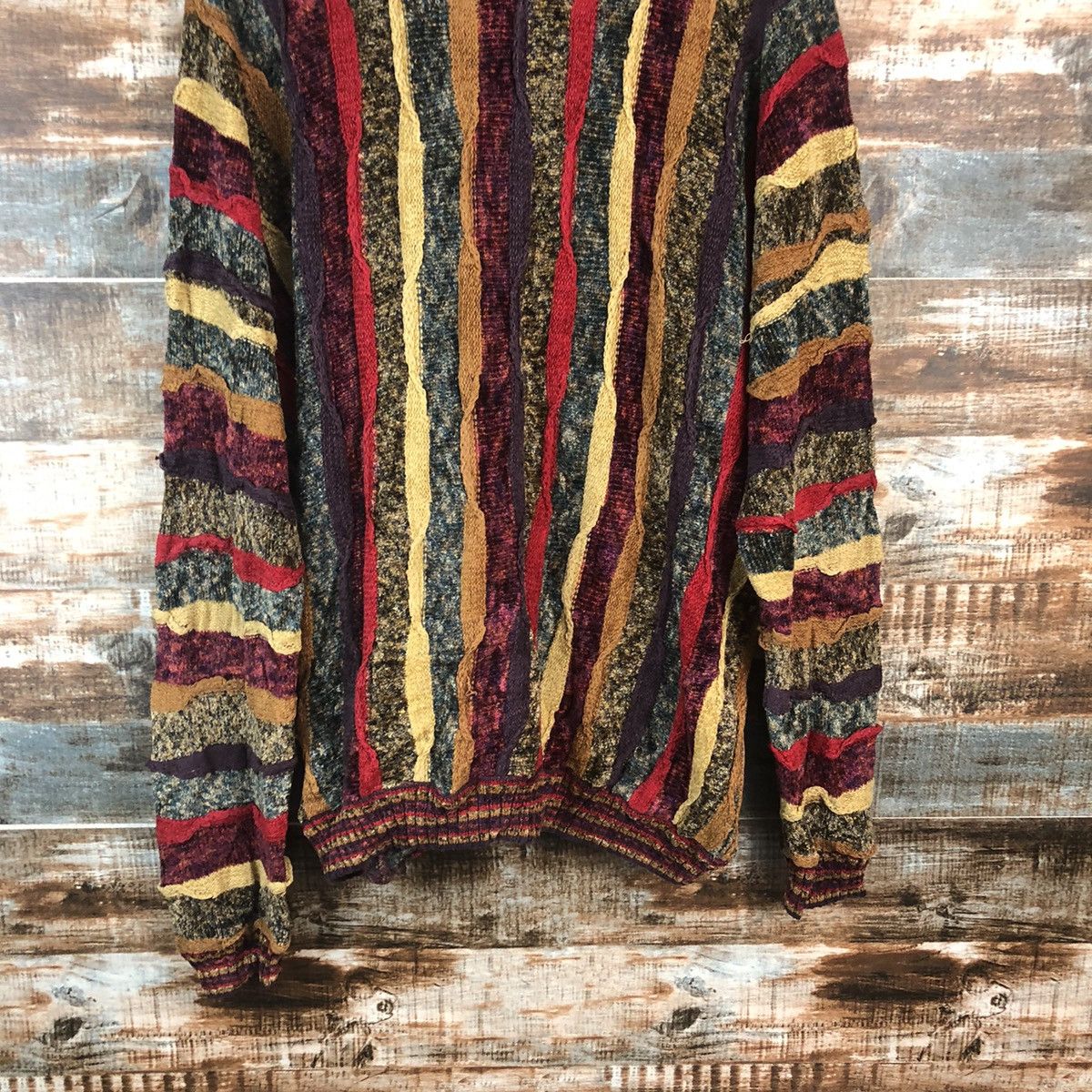 Homespun Knitwear DL Norm Thompson Tundra Jerry Lane Beige Knitwear #C668 Size US XL / EU 56 / 4 - 15 Thumbnail
