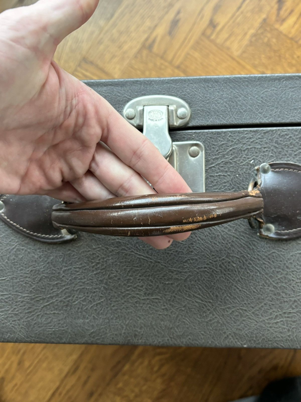 Hartmann Luggage × Vintage Antique Trunk Knights Templar Commander Hat Beaver Ostrich Size ONE SIZE - 10 Thumbnail