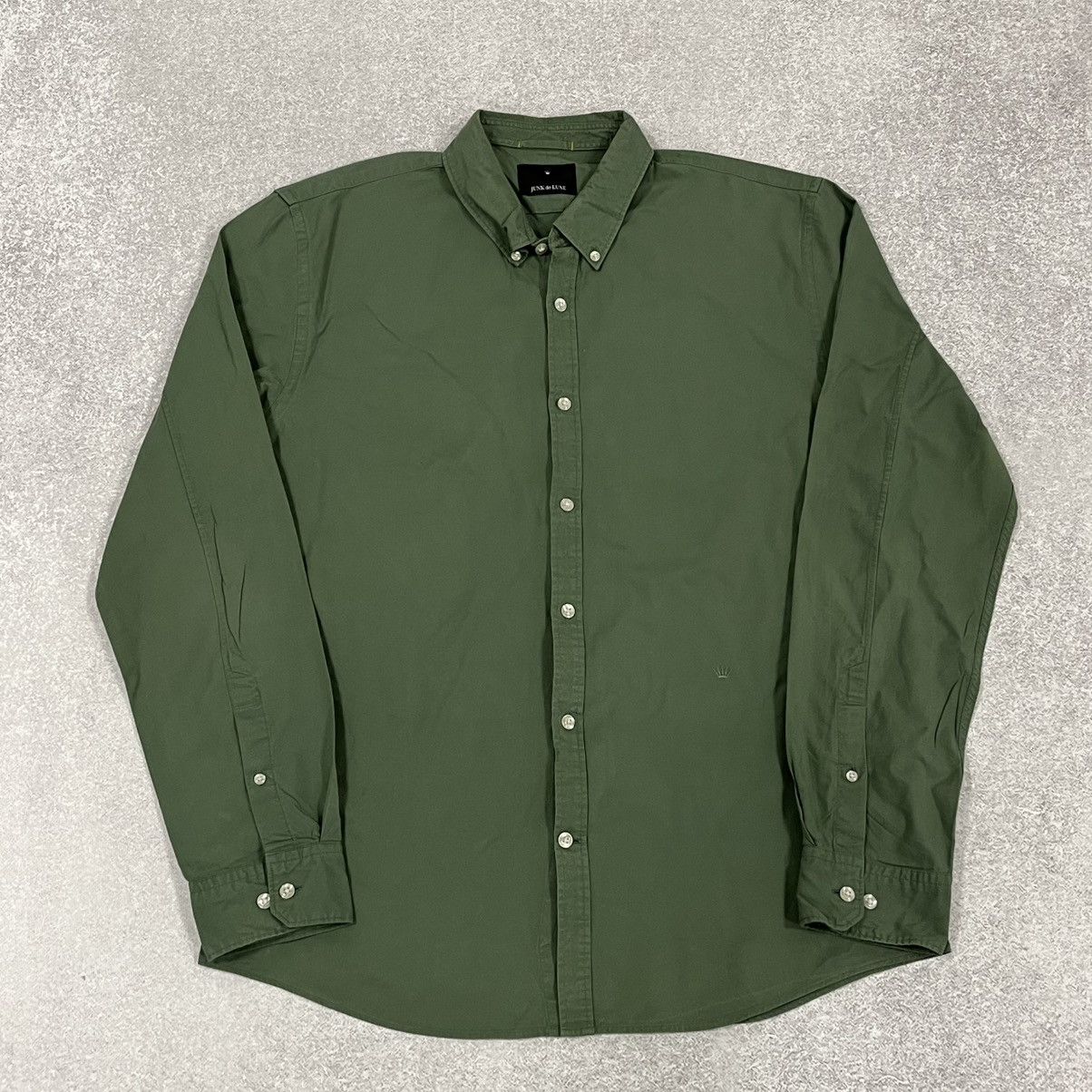 JUNK de LUXE Green Junk de Luxe button-up shirt Size US XL / EU 56 / 4 - 1 Thumbnail
