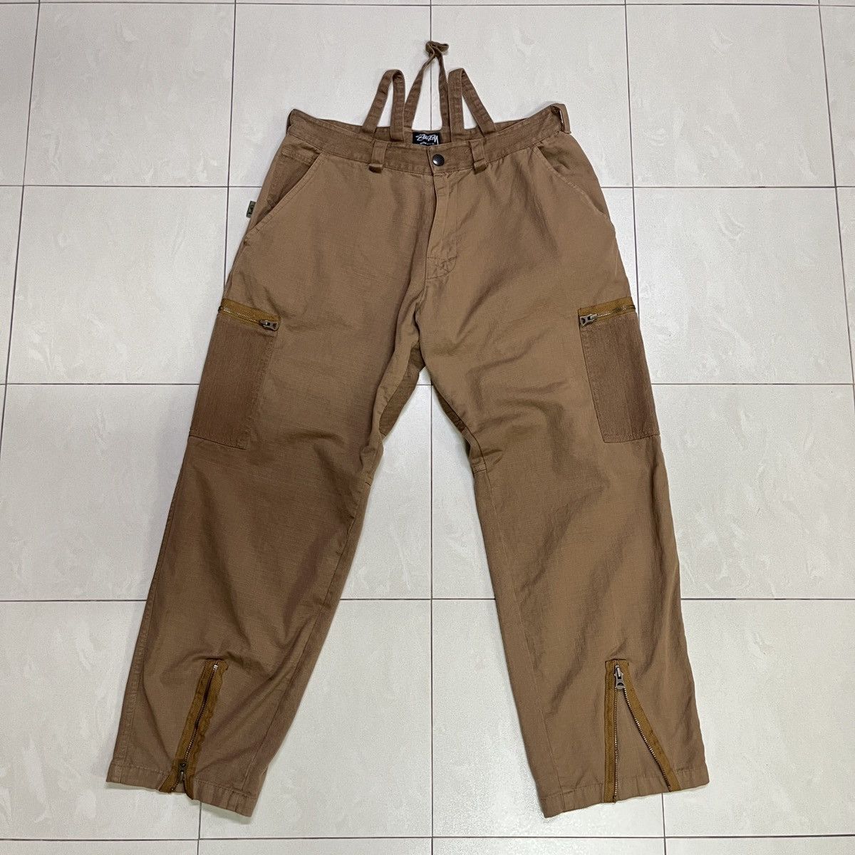 Stussy × Vintage Vintage Stussy Cargo Pants Size US 31 - 2 Thumbnail
