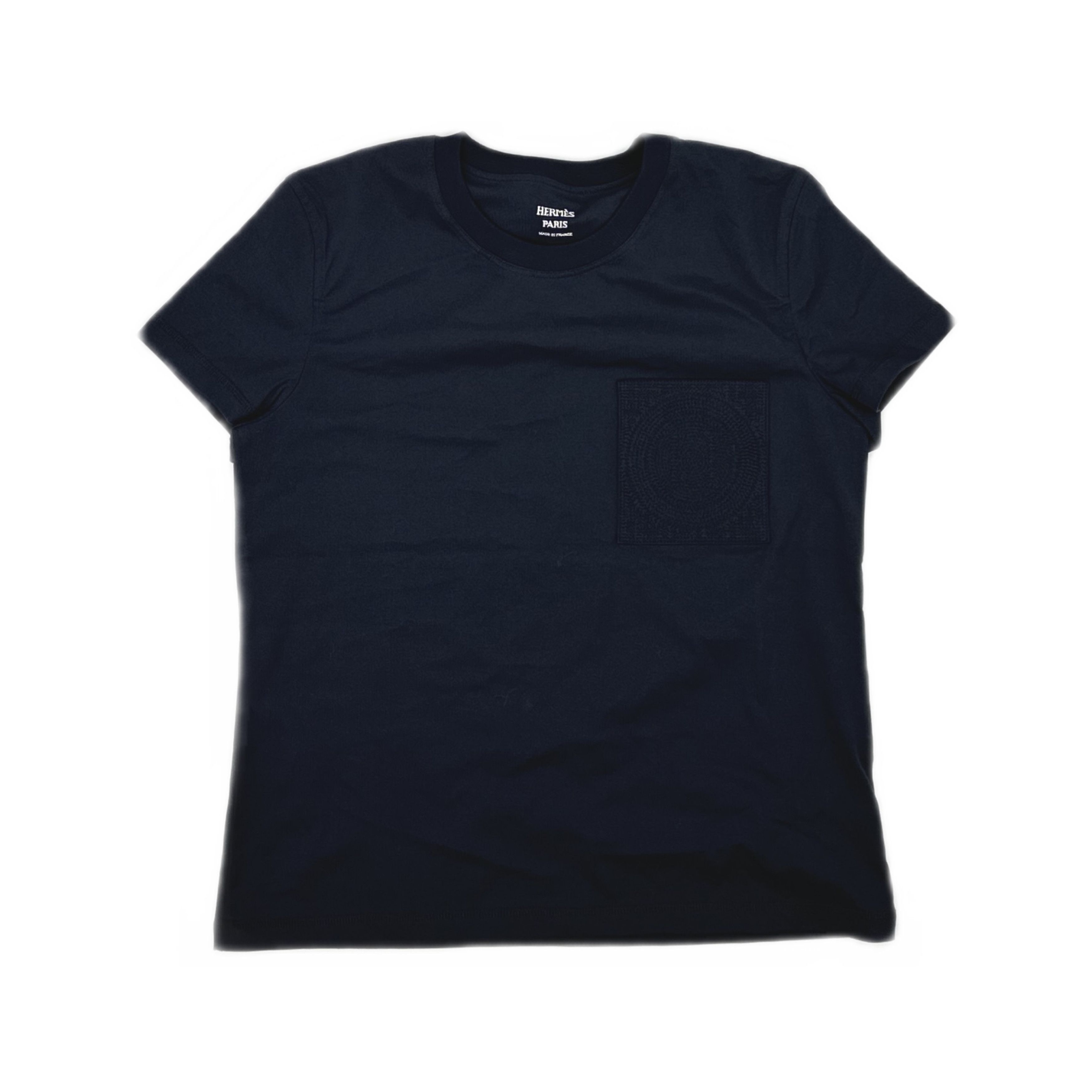 Hermes HERMÈS Embroidered Pocket T-Shirt Size 36 Size XS / US 0-2 / IT 36-38 - 1 Thumbnail