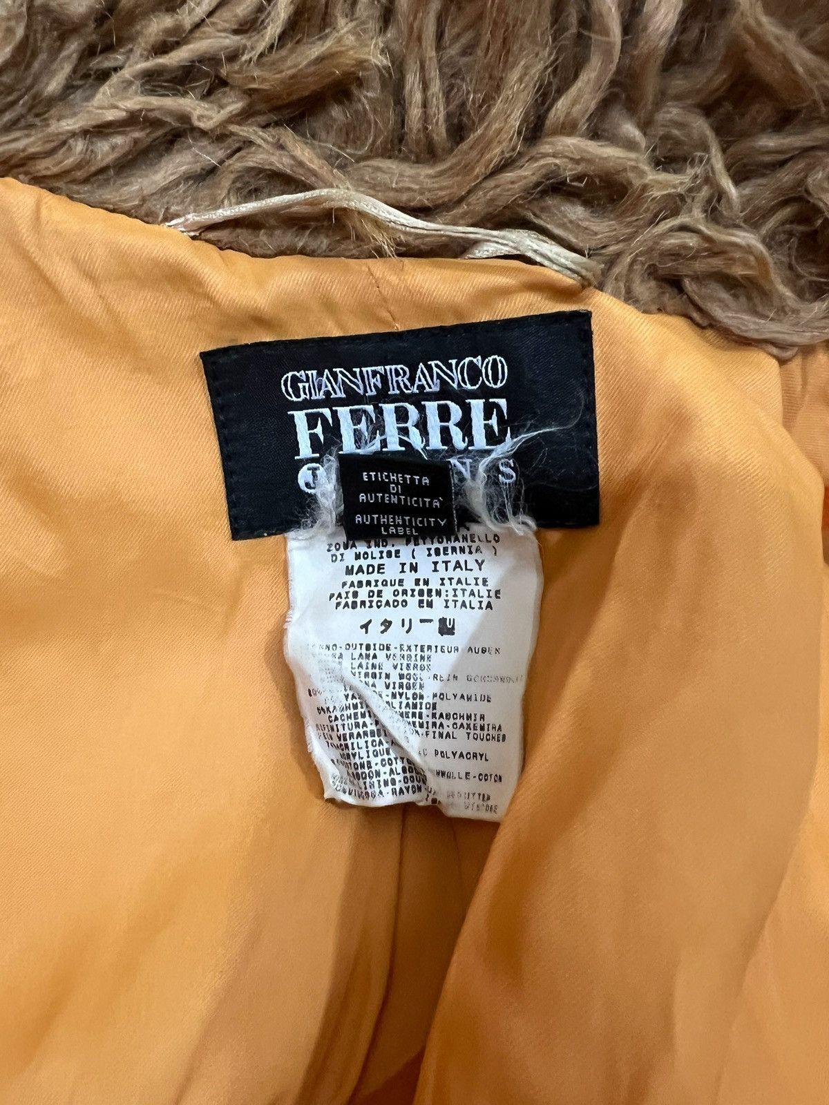 Gianfranco Ferre Gianfranco Ferre Jeans Vintage Orange Coat Size M Size M / US 6-8 / IT 42-44 - 7 Thumbnail