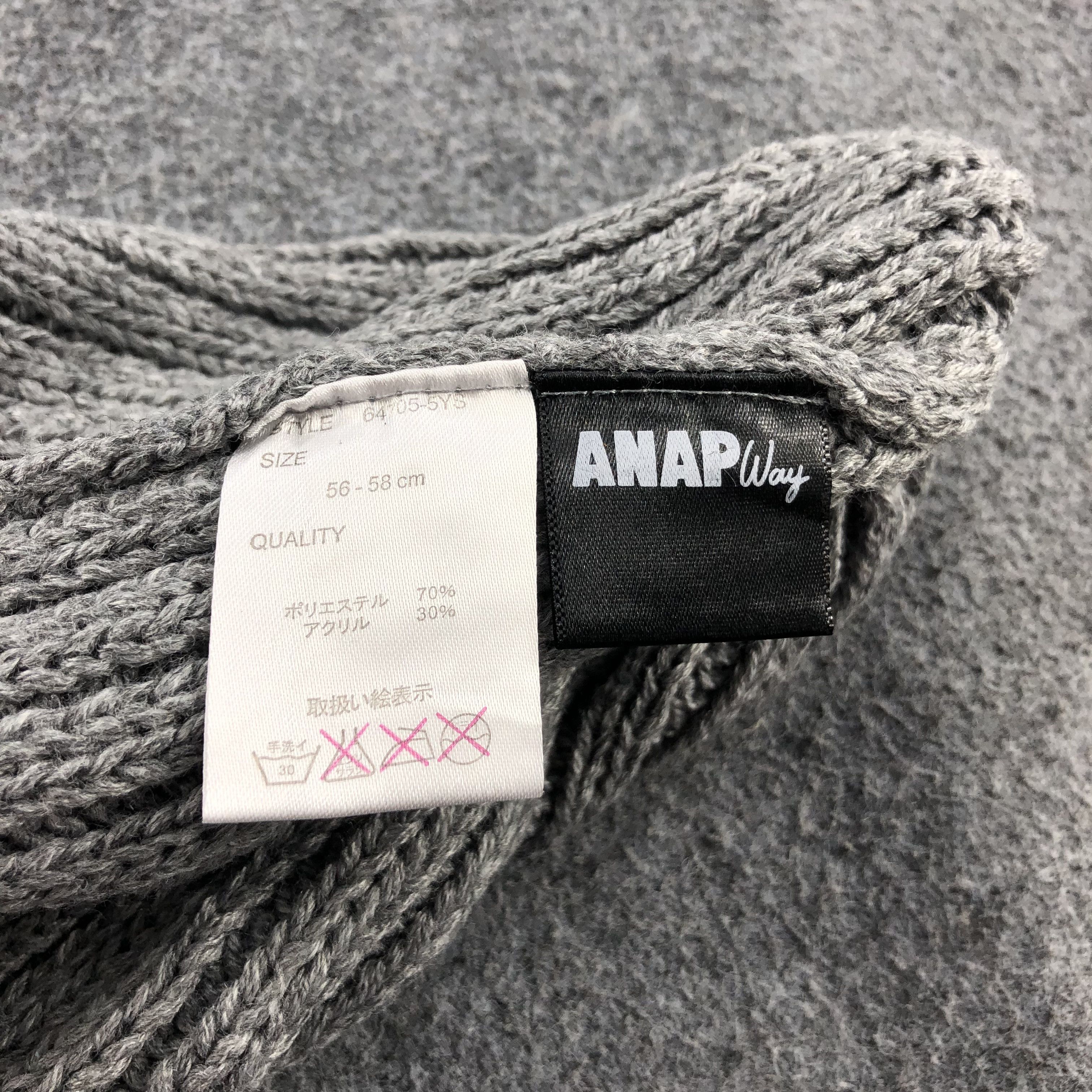 Japanese Brand ANAP Way Pleated Fisherman Beanie Snowcap Snow Hat B396 Size ONE SIZE - 6 Thumbnail