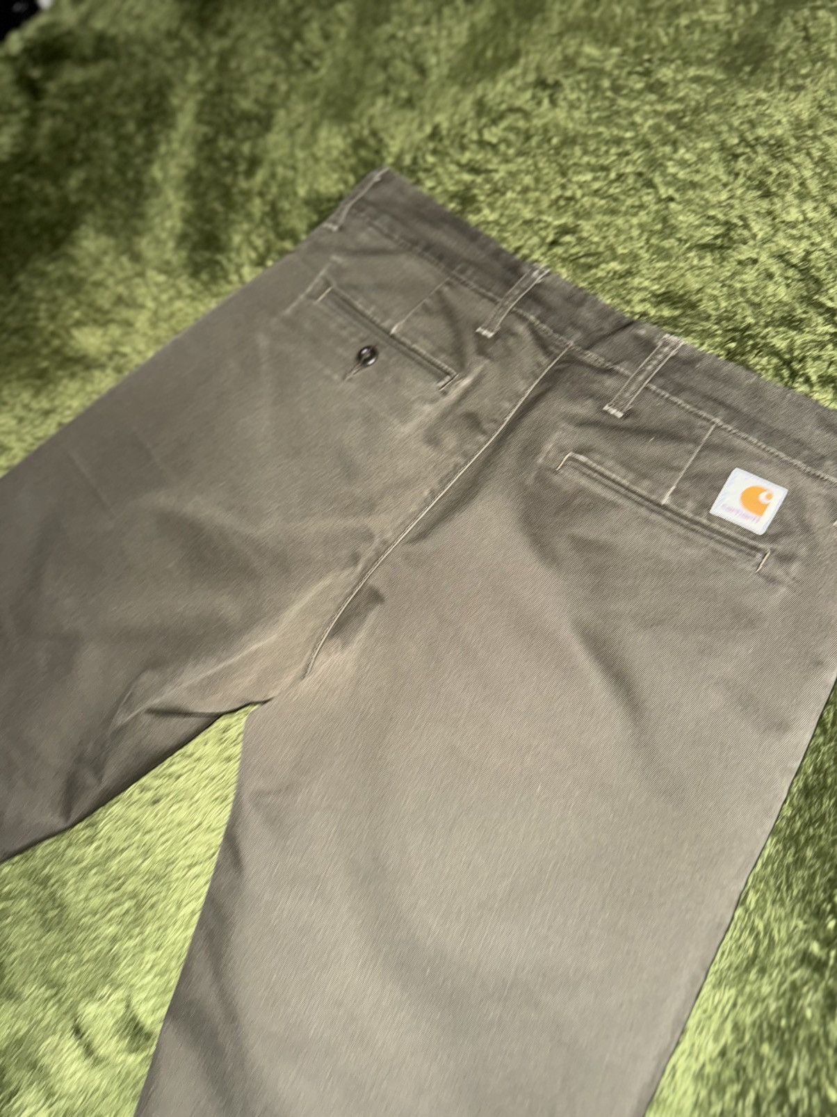 Carhartt Wip [34x32] Carhartt WIP Sid Pants Olive Size US 34 / EU 50 - 8 Thumbnail