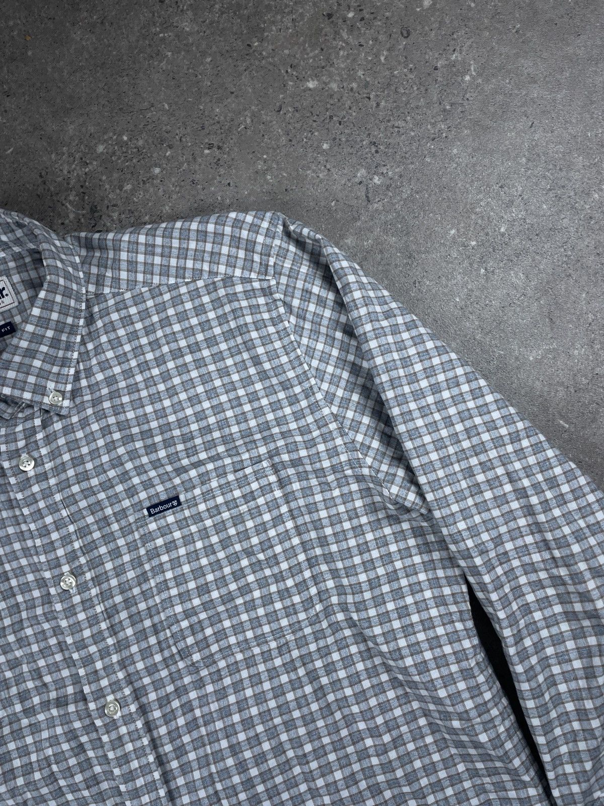Barbour Vintage Barbour Shirt Basic Fit Old Money Y2K 90s USA Size US L / EU 52-54 / 3 - 2 Thumbnail