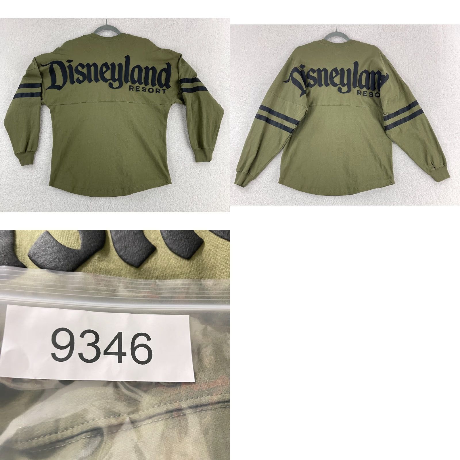 Disney Disney Spirit Jersey Shirt Womens Small Olive Green Pullover Long Sleeve Casual Size S / US 4 / IT 40 - 9 Thumbnail