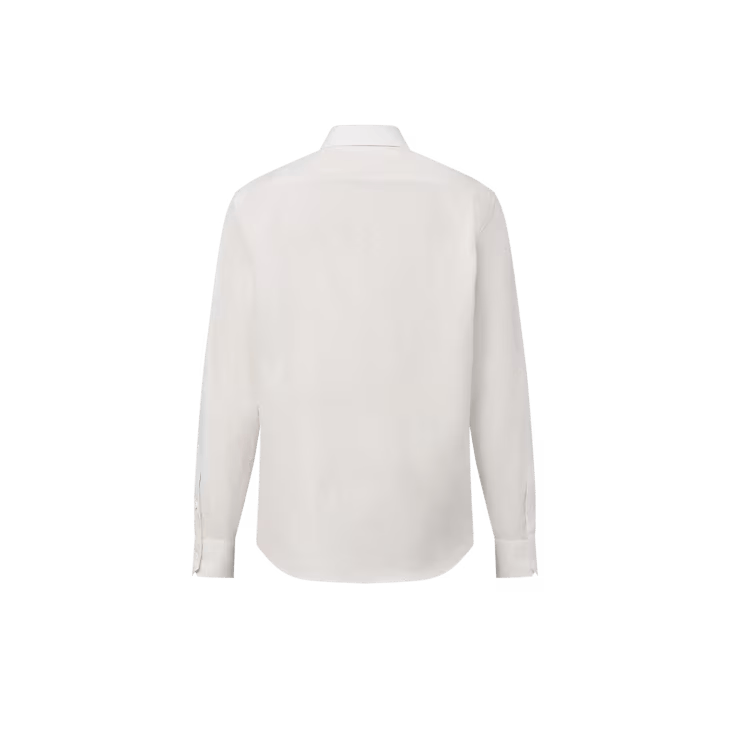 Louis Vuitton Long-Sleeved Cotton Shirt - 38 M Size 38R - 5 Thumbnail