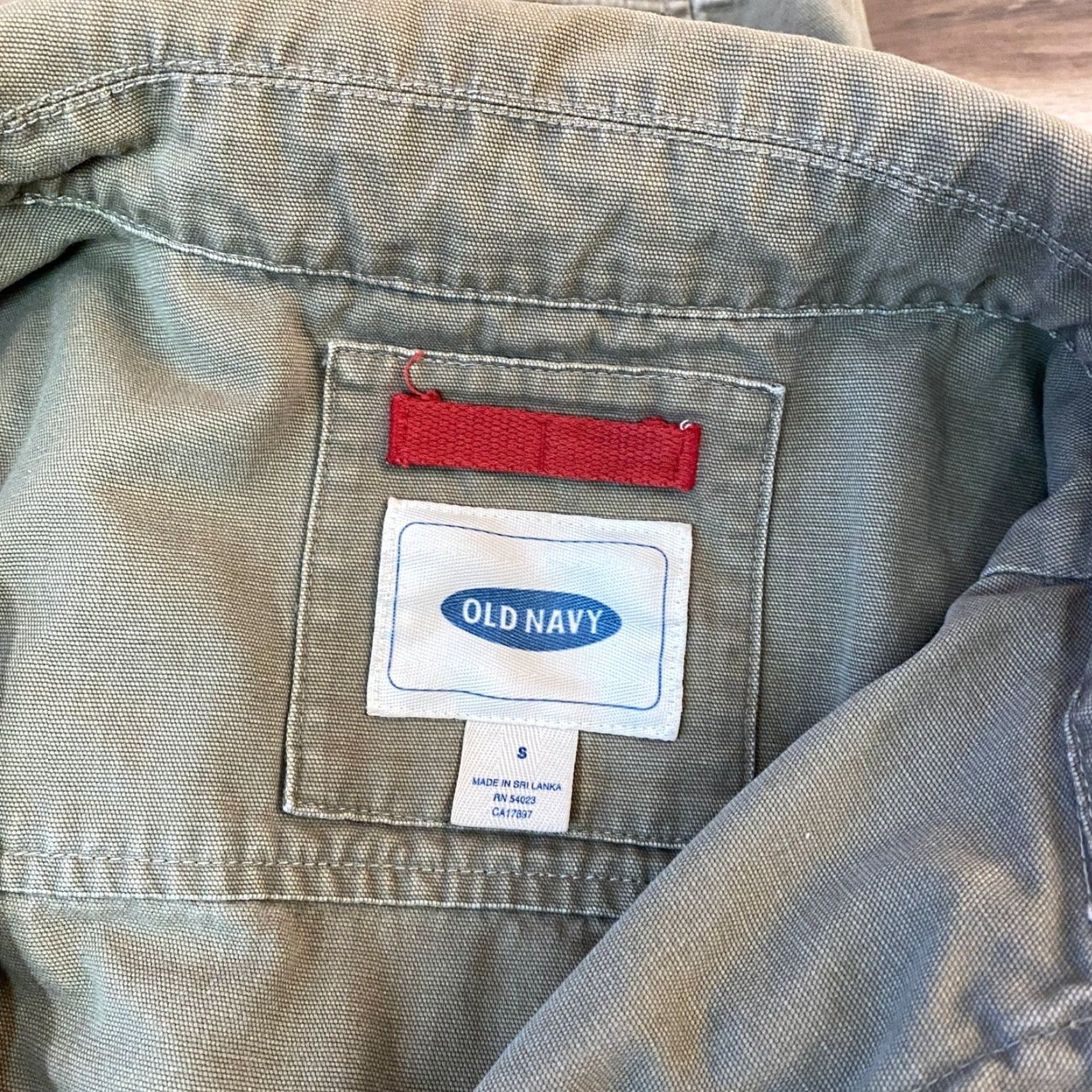 Old Navy Old Navy Military Field Jacket Mens Small Army Green Full Zip Cotton Utility Zip Size US S / EU 44-46 / 1 - 2 Thumbnail