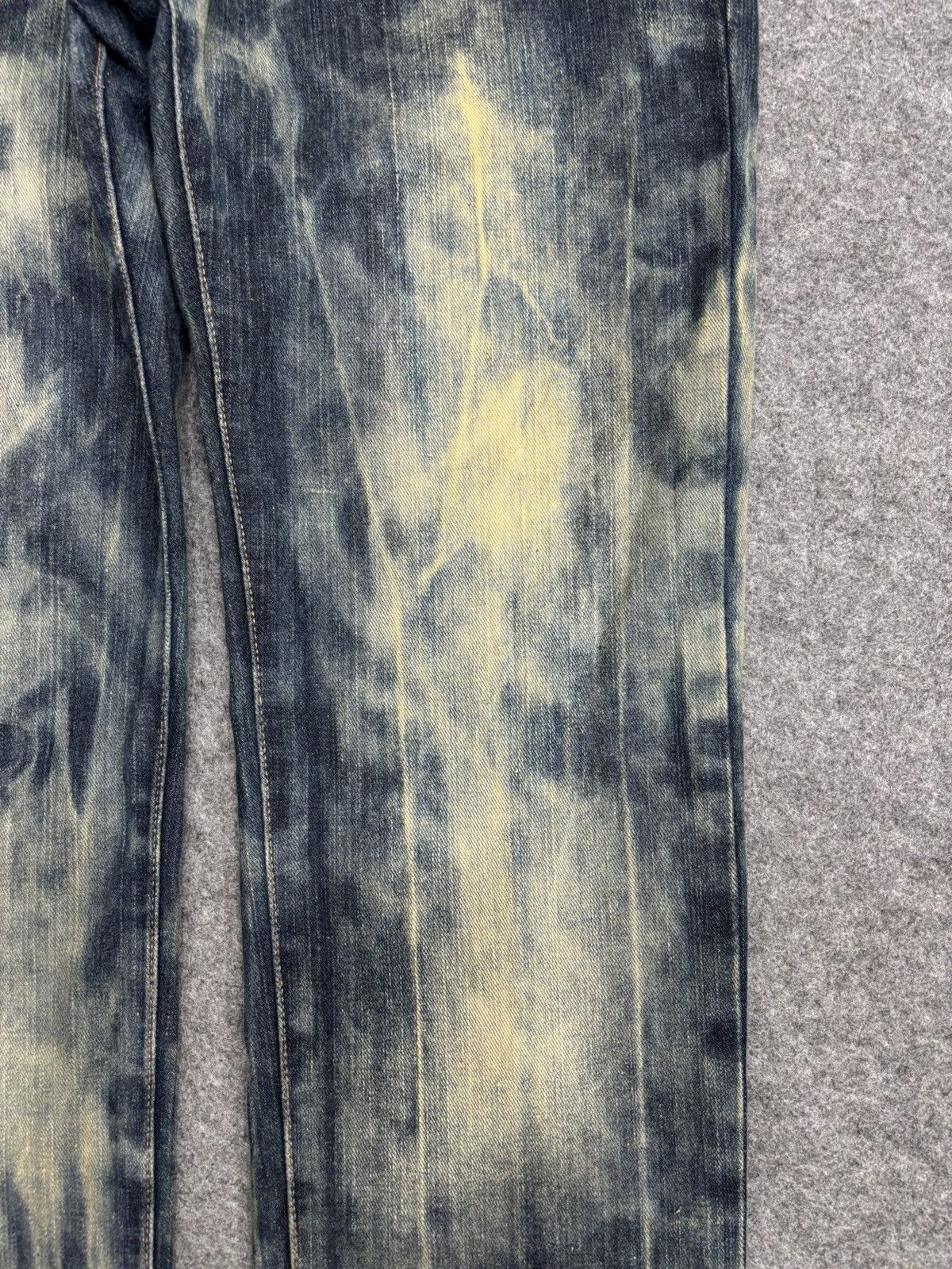 Japanese Brand 💥90s Style💥doublefocus Sick Fades Denim F591 Size US 35 - 6 Thumbnail