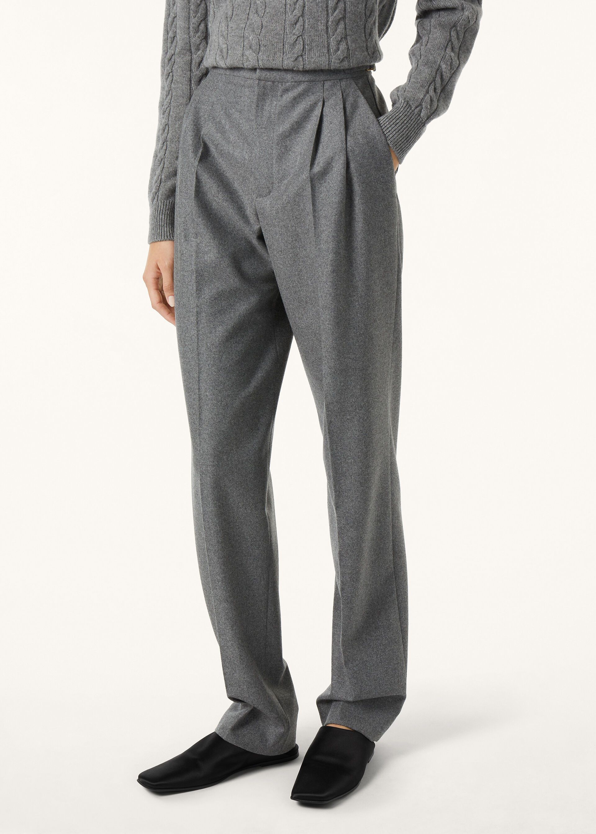 Loro Piana os11x0426 FAQ5876 Malik Pant in Moonstruck Wind Size 25" / US 0 / IT 36 - 2 Thumbnail