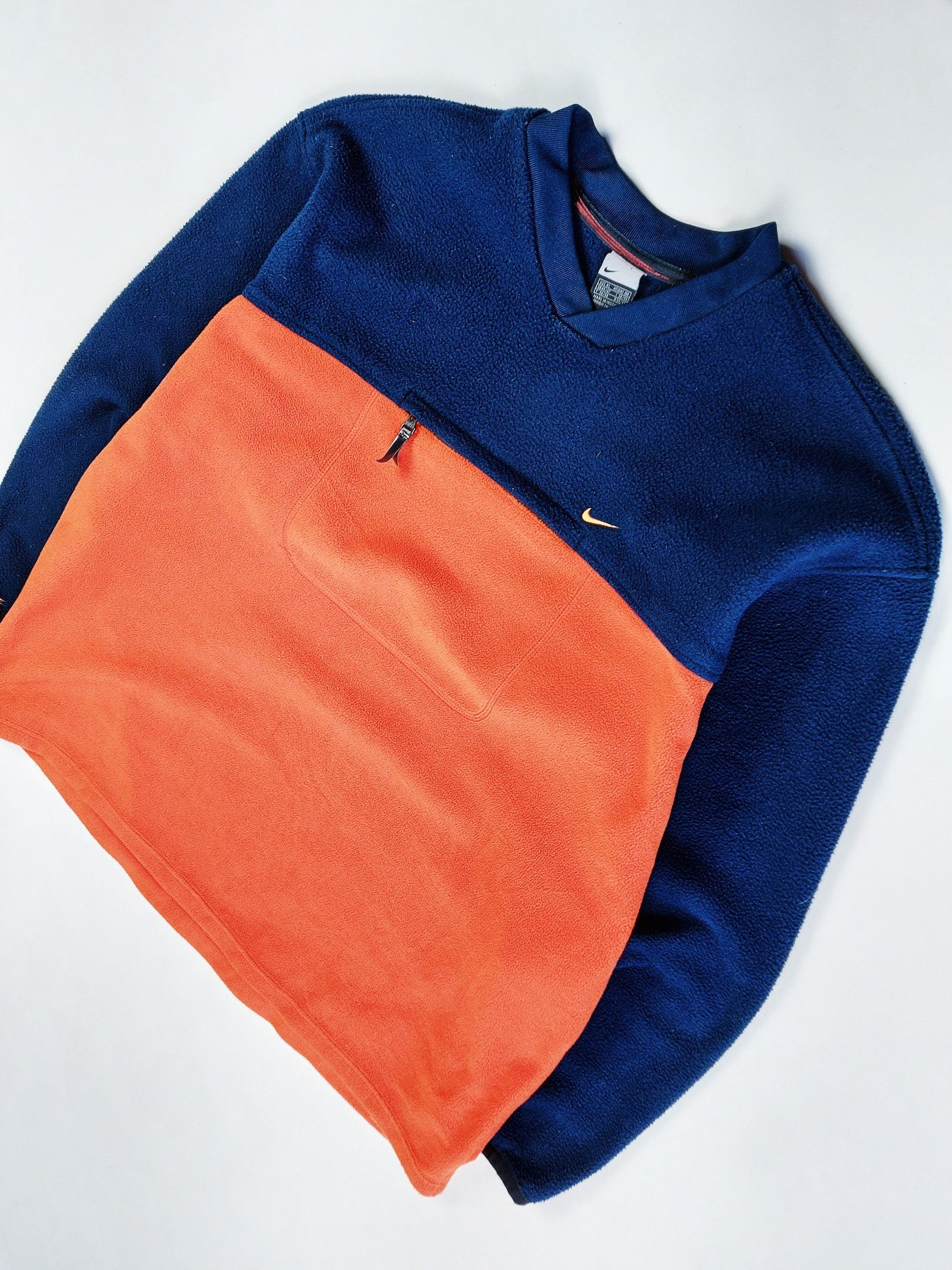 Nike × Vintage Vintage Nike Fleece Sweater Size US XL / EU 56 / 4 - 6 Thumbnail