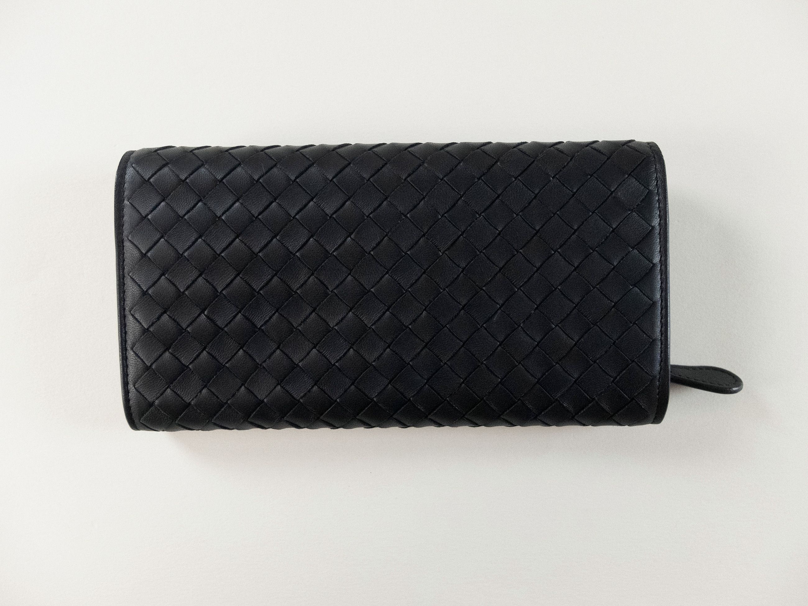 Bottega Veneta BOTTEGA VENETA dark blue intrecciato continental flap wallet Size ONE SIZE - 2 Thumbnail