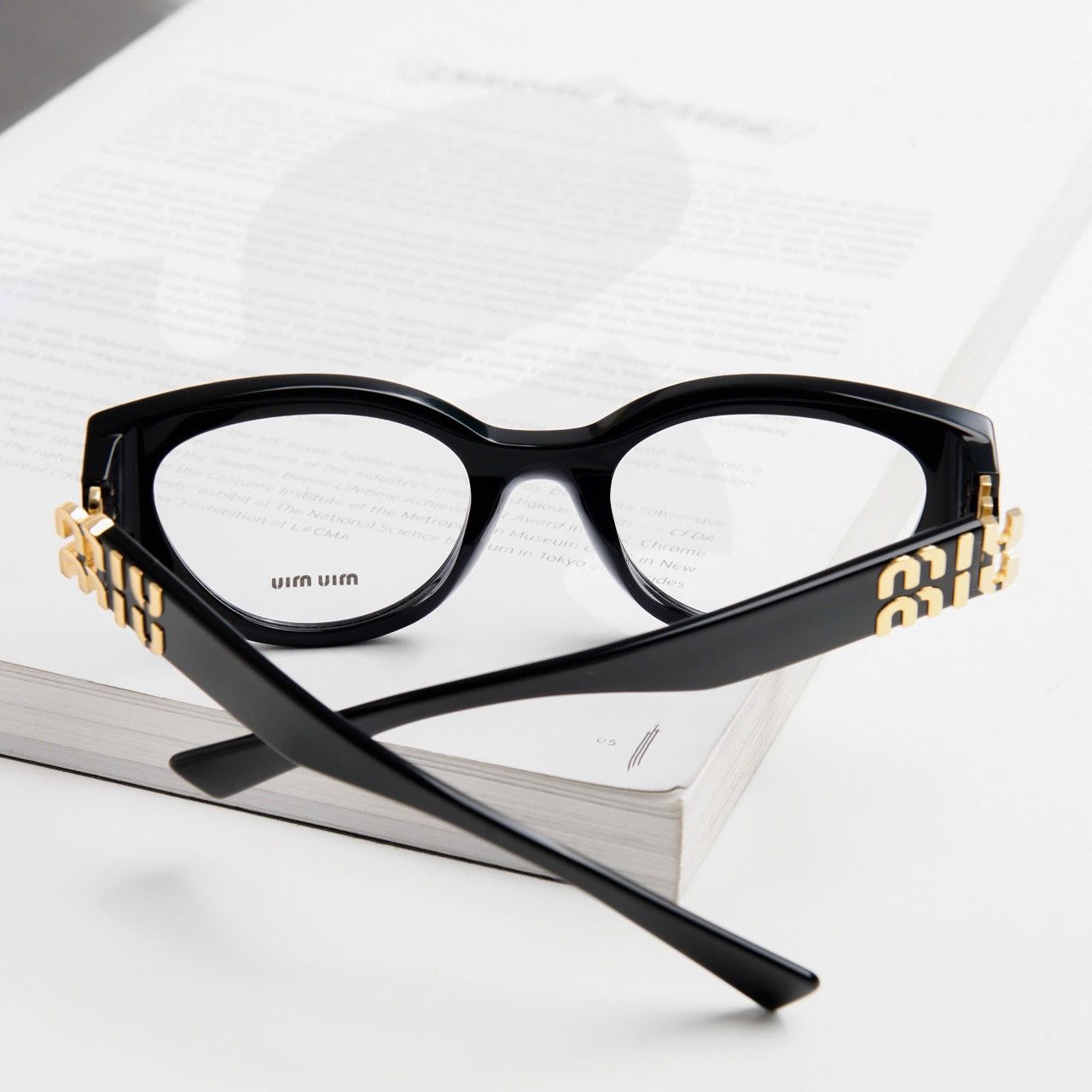 Miu Miu MIU MIU 0MU 01VV 1AB1O1 GLASSES Size ONE SIZE - 7 Thumbnail