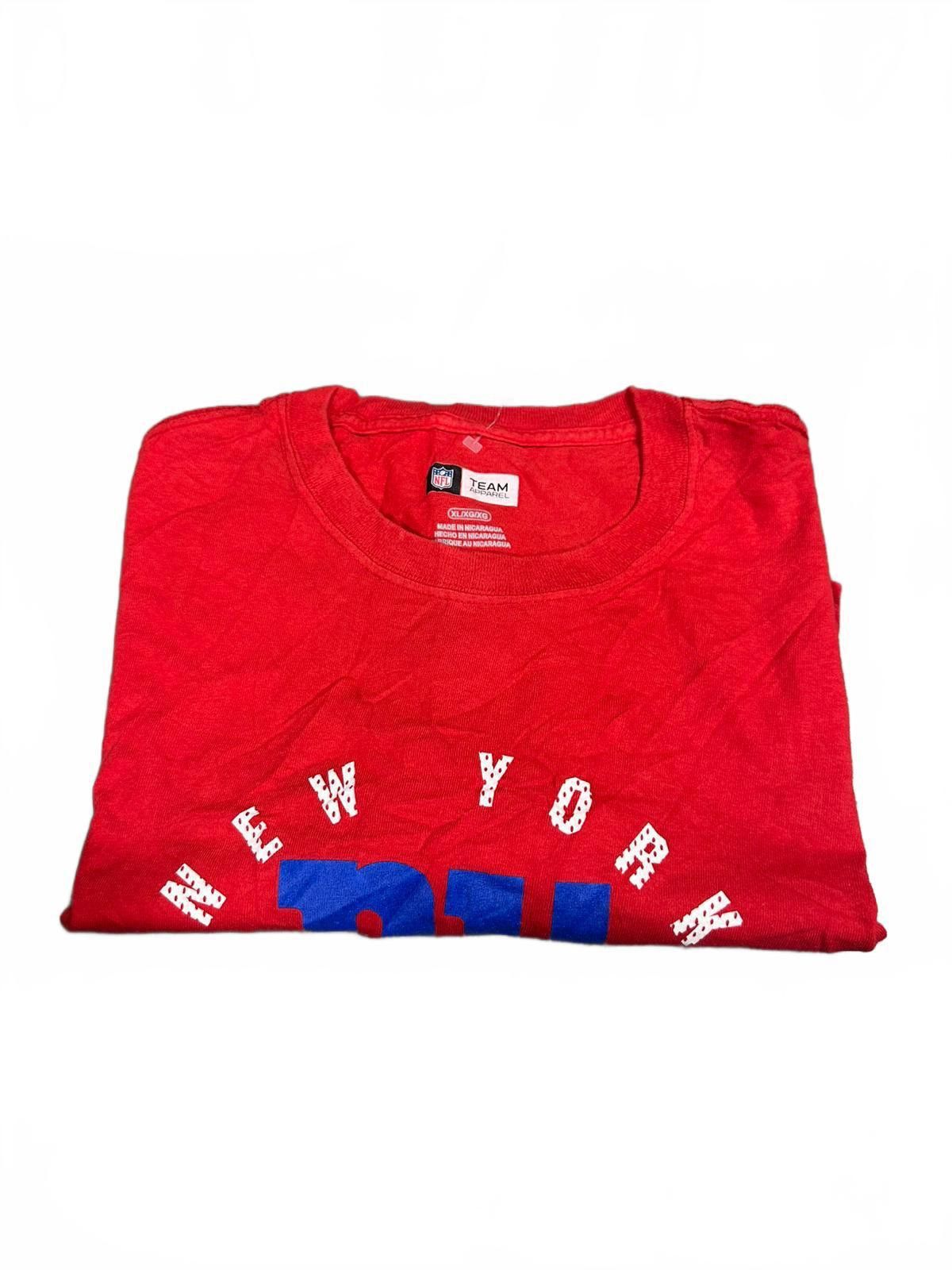 NFL Vintage New York Giants Red T-Shirt - Soft Cotton, XL Size US XL / EU 56 / 4 - 3 Thumbnail