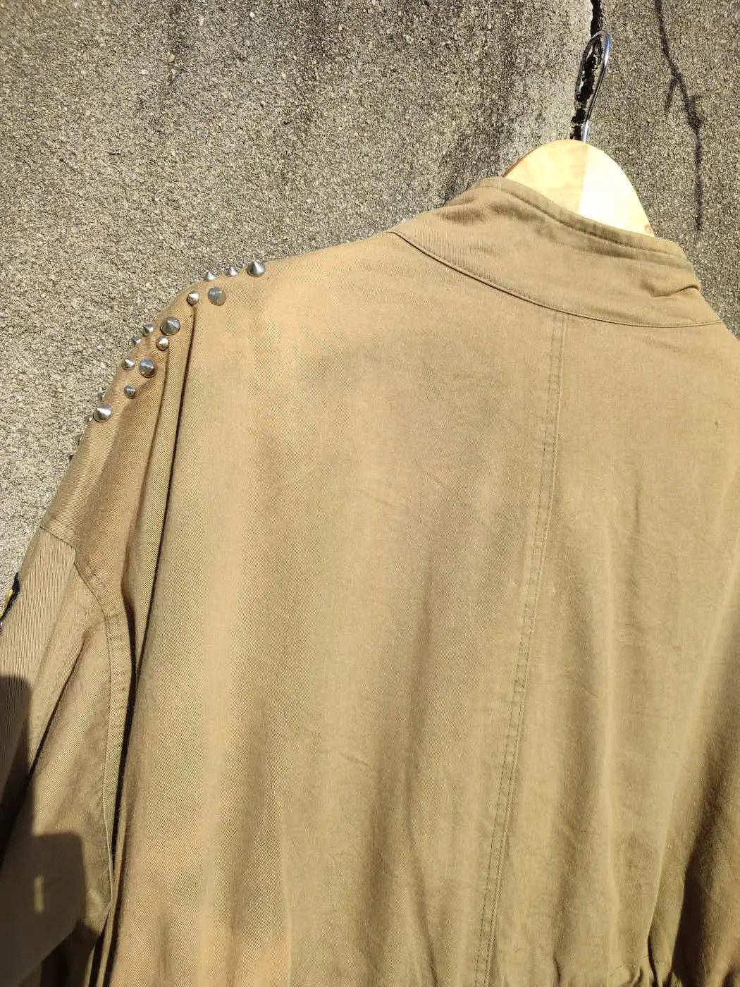 Seditionaries SCALE Studded Military Jacket w/ Rolling Stones Patch Size US L / EU 52-54 / 3 - 21 Thumbnail