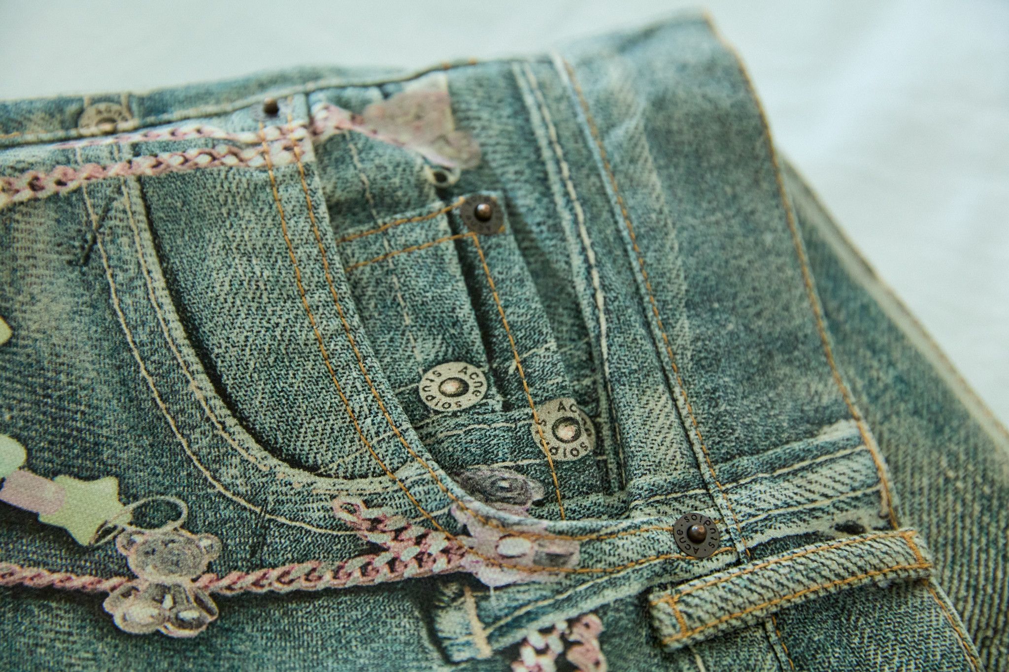 Acne Studios Acne Studios Trompe L'Oeil 1981 Mid Blue Denim Size US 30 / EU 46 - 5 Thumbnail