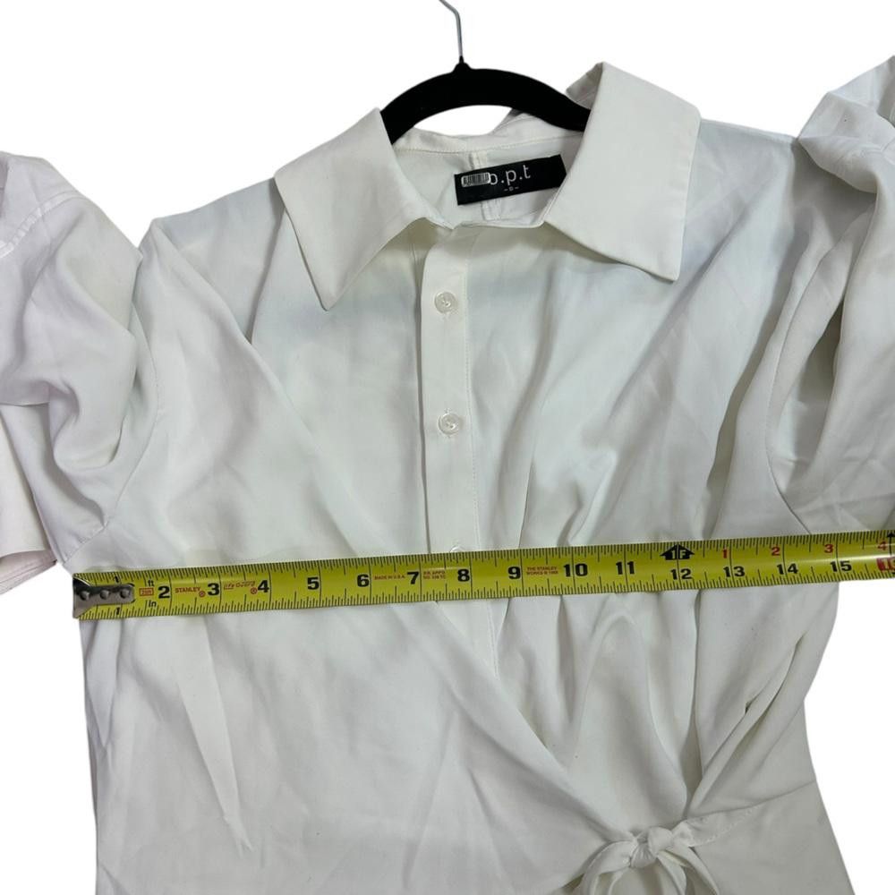 REVOLVE o.p.t. I Dia White Button Down Dress Small Size S / US 4 / IT 40 - 6 Thumbnail