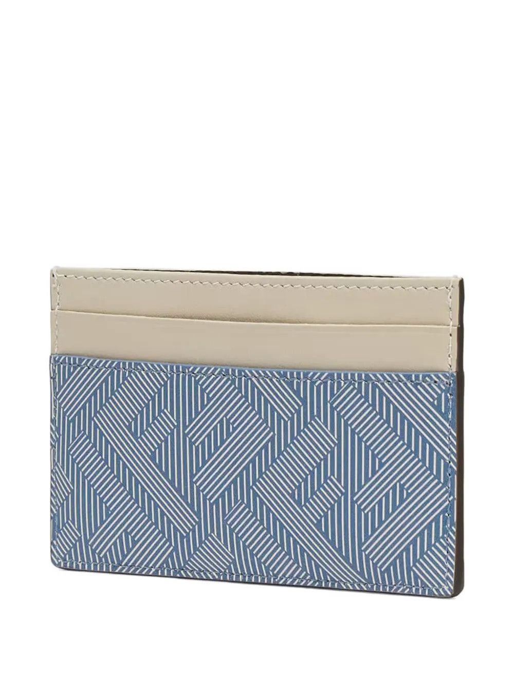 Fendi o1s1wg110526 Fendi Shadow Card Holder in Blue Size ONE SIZE - 2 Thumbnail