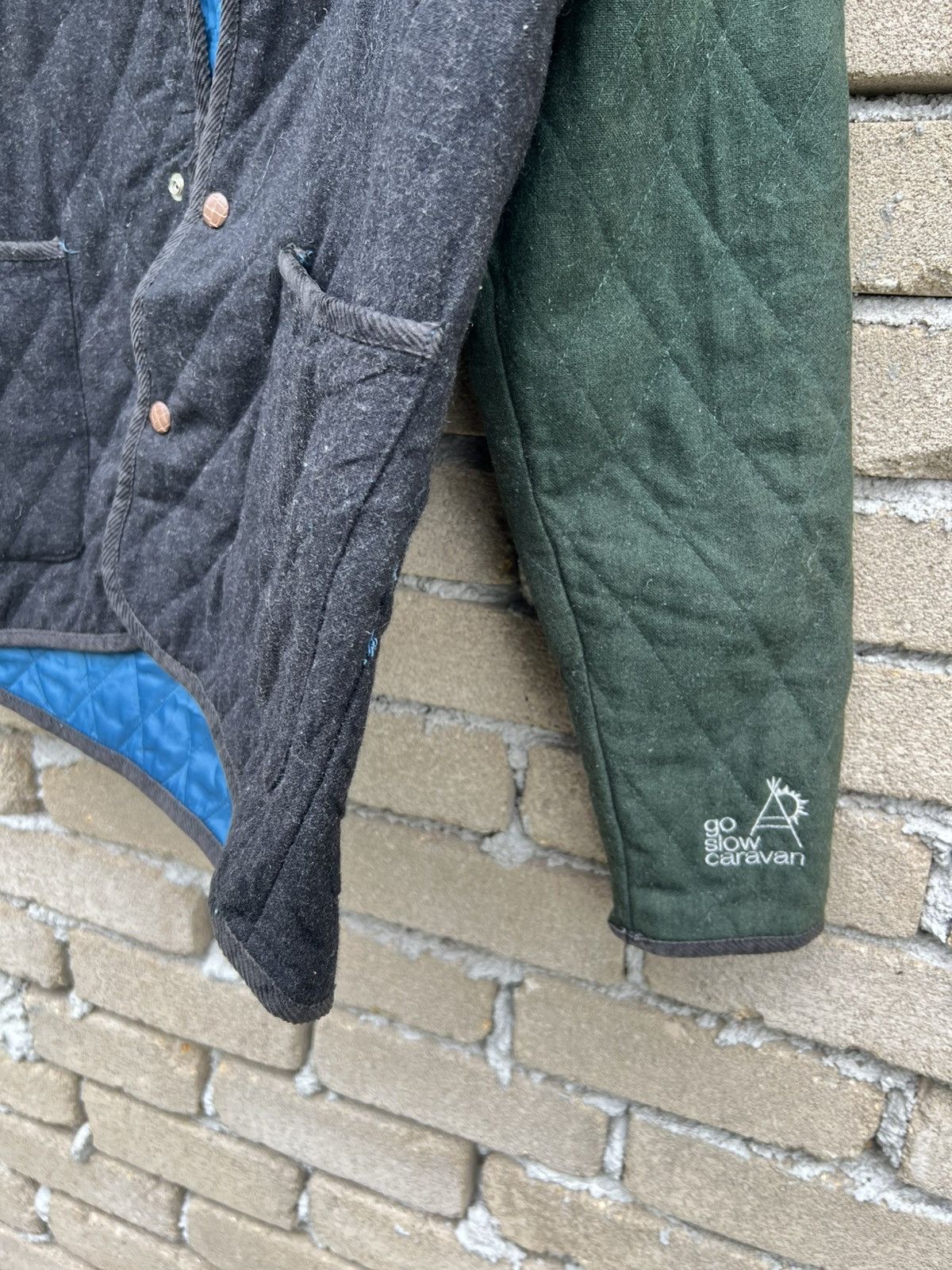 go slow caravan Go Slow Caravan Wool Hooded Jacket Size M / US 6-8 / IT 42-44 - 6 Thumbnail