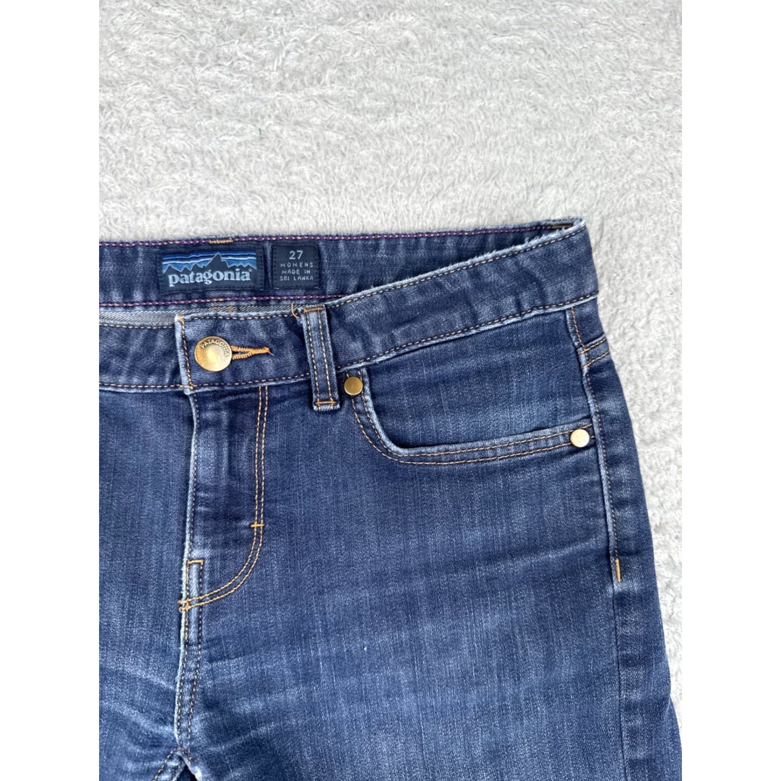 Patagonia Patagonia Shorts Women 27 Blue Denim Cutoff Cotton Blend Low Rise 29x8 Size 27" / US 4 / IT 40 - 5 Thumbnail