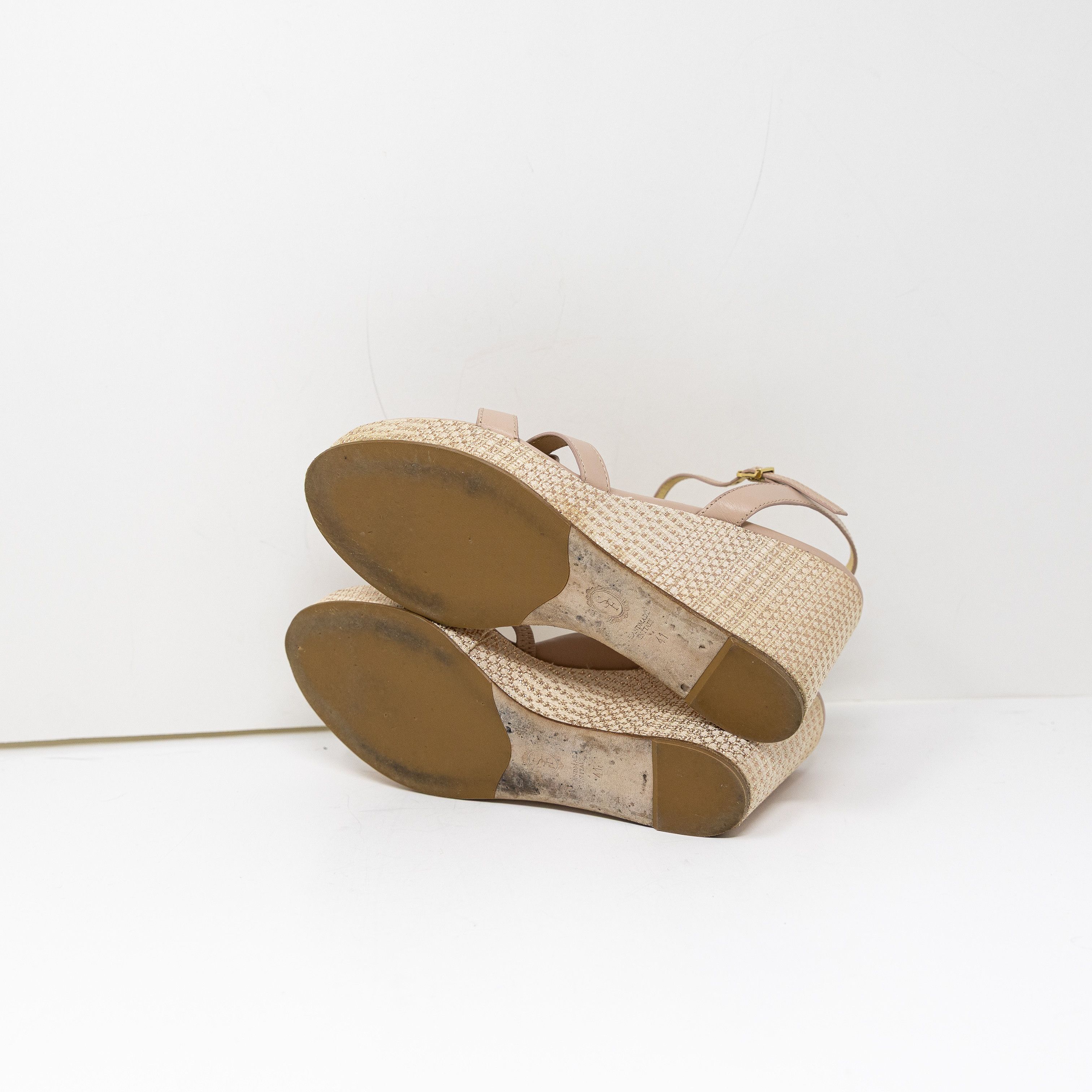 Stuart Weitzman Sarah Flint Mirjana Perfect Wedge Heels 80 Size US 10 / IT 40 - 4 Thumbnail
