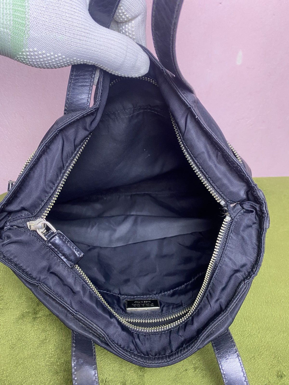 Prada PRADA black nylon tote bag Size ONE SIZE - 9 Thumbnail