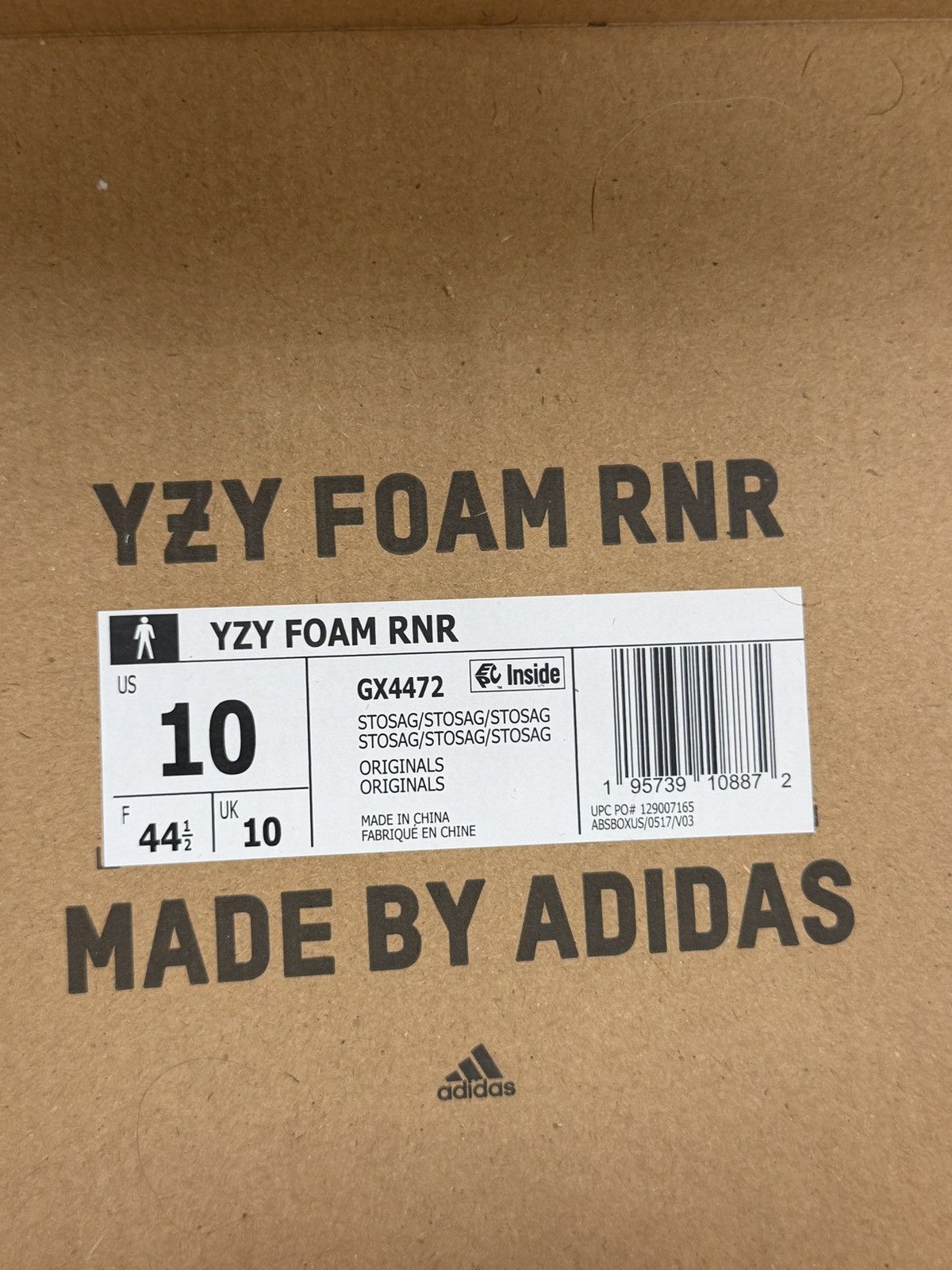 Yeezy Adidas Yeezy Foam Runner 'Stone Sage' -LIGHTLY WORN WITH BOX Size US 10 / EU 43 - 7 Thumbnail
