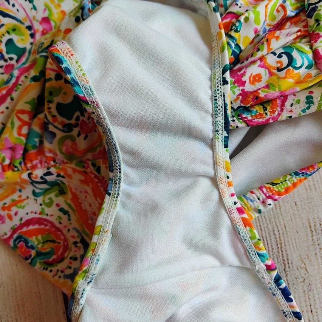 Lauren Ralph Lauren Lauren Ralph Lauren paisley bandeau swimsuit sz 4 Size ONE SIZE - 9 Thumbnail