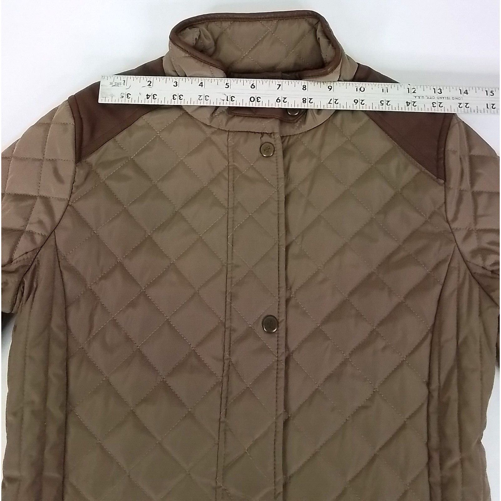 Ralph Lauren Ralph Lauren Barn Jacket Women's XS Brown Quilted #W3570 Size XS / US 0-2 / IT 36-38 - 13 Thumbnail