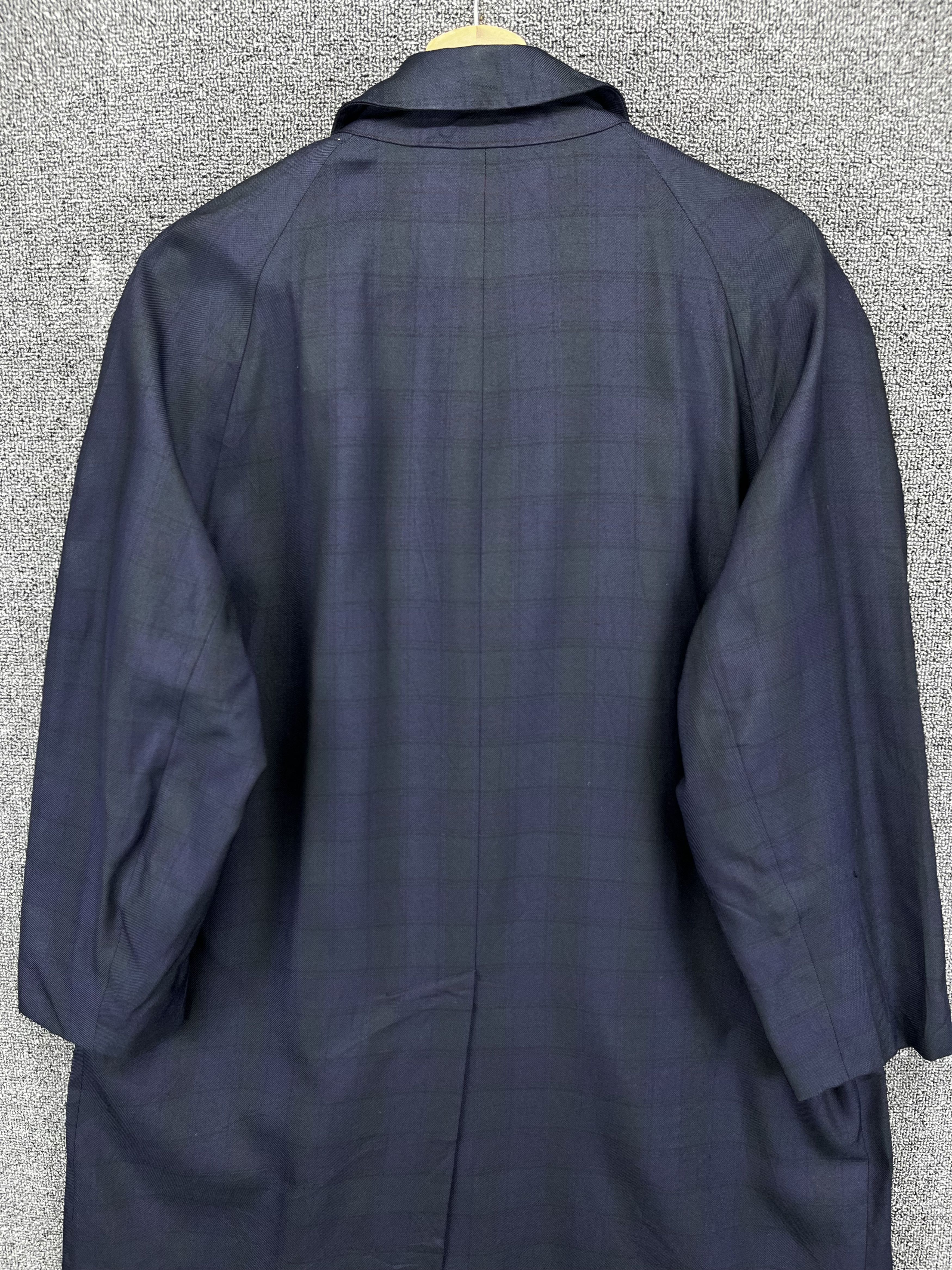 Lanvin Vintage Lanvin Shadow Plaids Rare Button Up Jacket Size US M / EU 48-50 / 2 - 12 Thumbnail