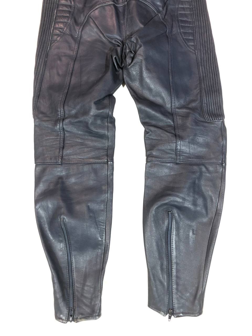 Leather × Vintage Vintage Leather Moto Biker Pants Size US 32 / EU 48 - 8 Thumbnail