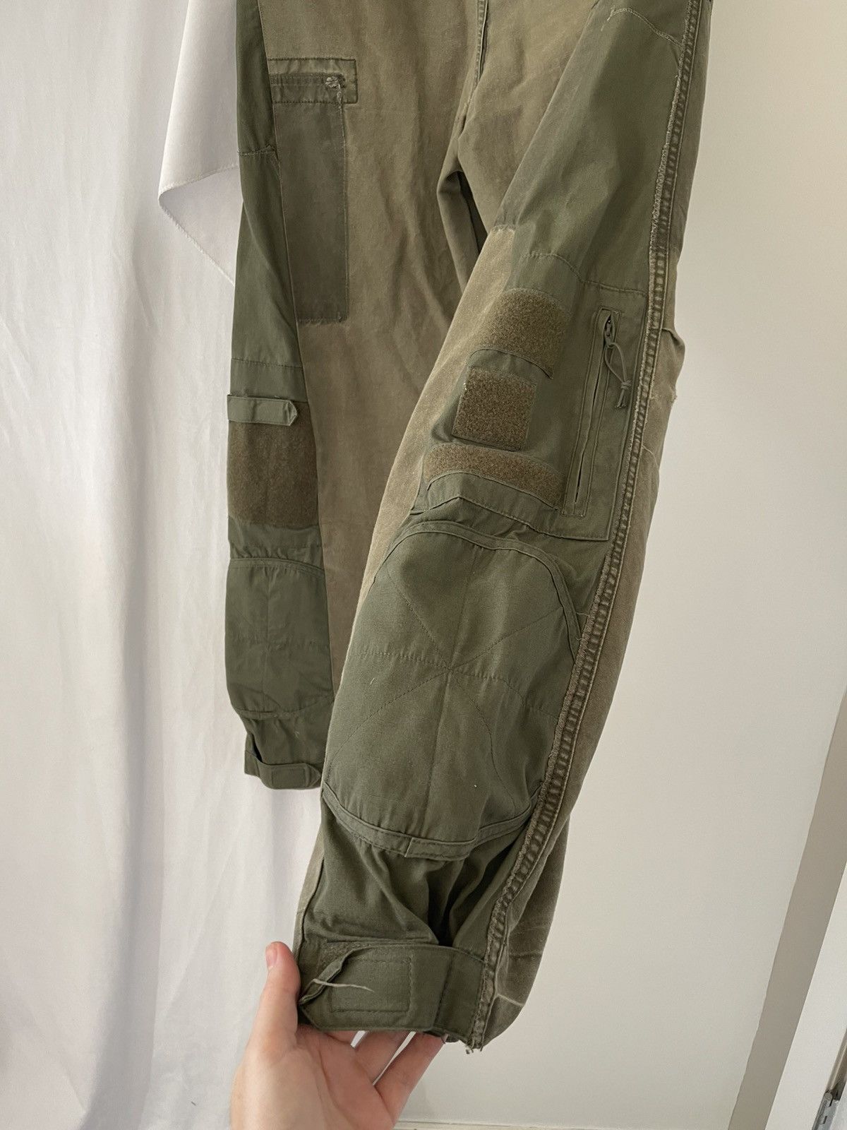 Chorley Chorley UpCycled military cargo baggy wide leg pants Size US 34 / EU 50 - 6 Thumbnail