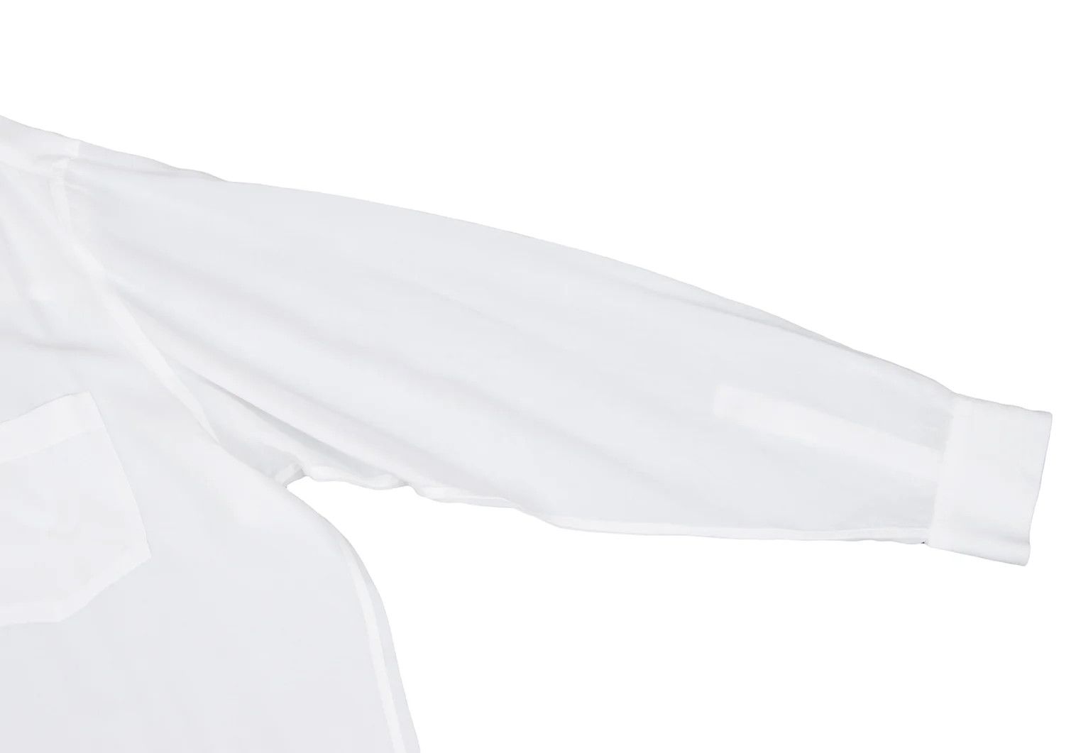 Yohji Yamamoto Yohji Yamamoto Dot Cutting Rayon Shirt White M Size US M / EU 48-50 / 2 - 7 Thumbnail