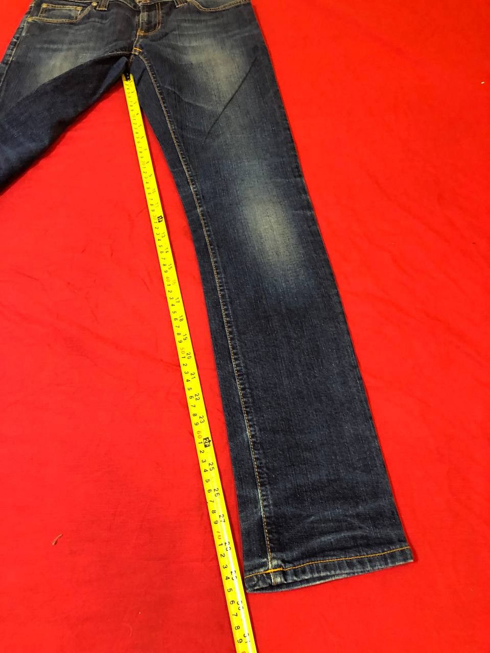 Nudie Jeans NUDIE SLIM JIM Wash Denim Regulat Straight Slim Fit Size US 28 / EU 44 - 13 Thumbnail