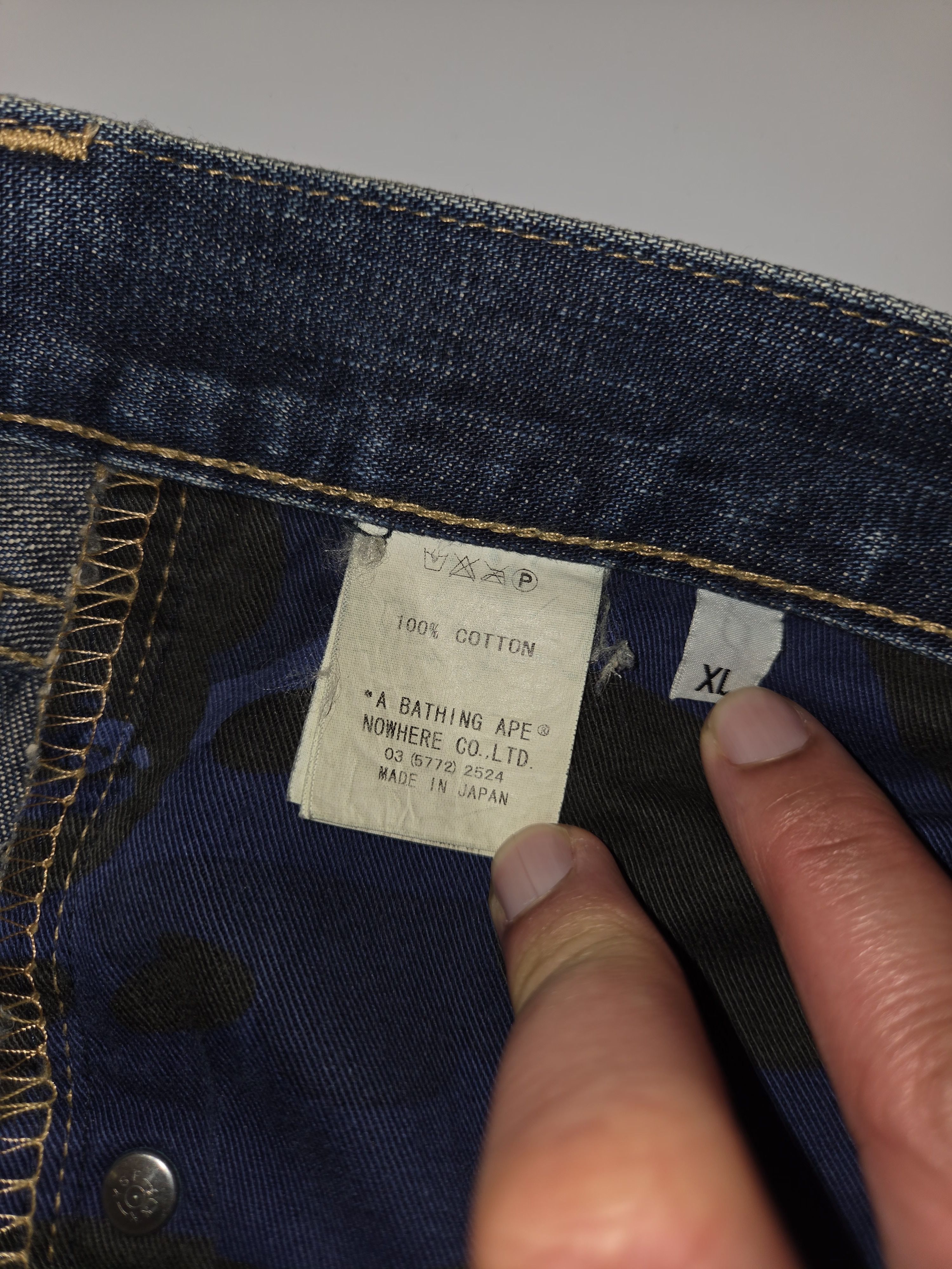 Bape Bape Foot Soldier Denim Jeans Size US 36 / EU 52 - 4 Thumbnail