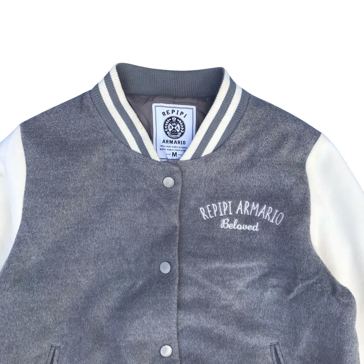 Beauty Beast × Japanese Brand Repipi Armario Varsity Women Jacket Size M / US 6-8 / IT 42-44 - 2 Thumbnail