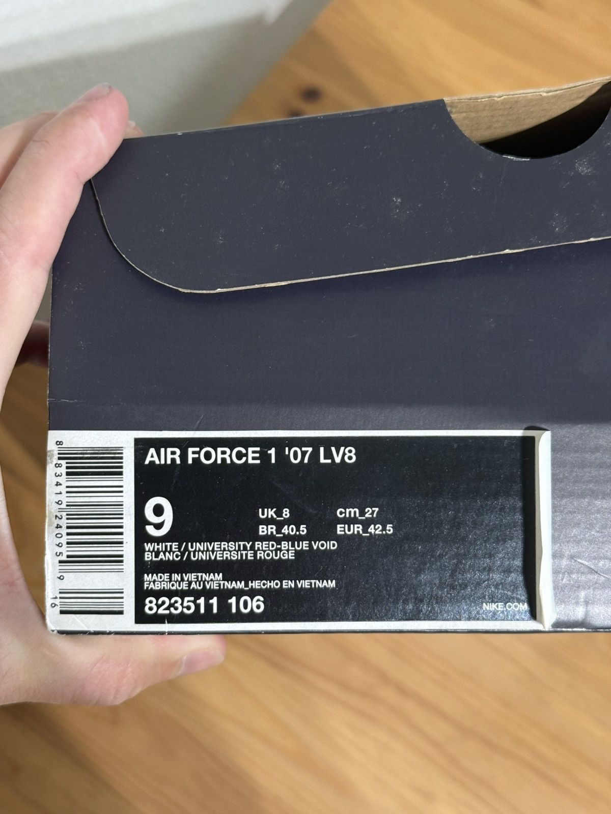 Nike Nike Air Force 1 Low 3D Chenille Swoosh Size US 9 / EU 42 - 8 Thumbnail