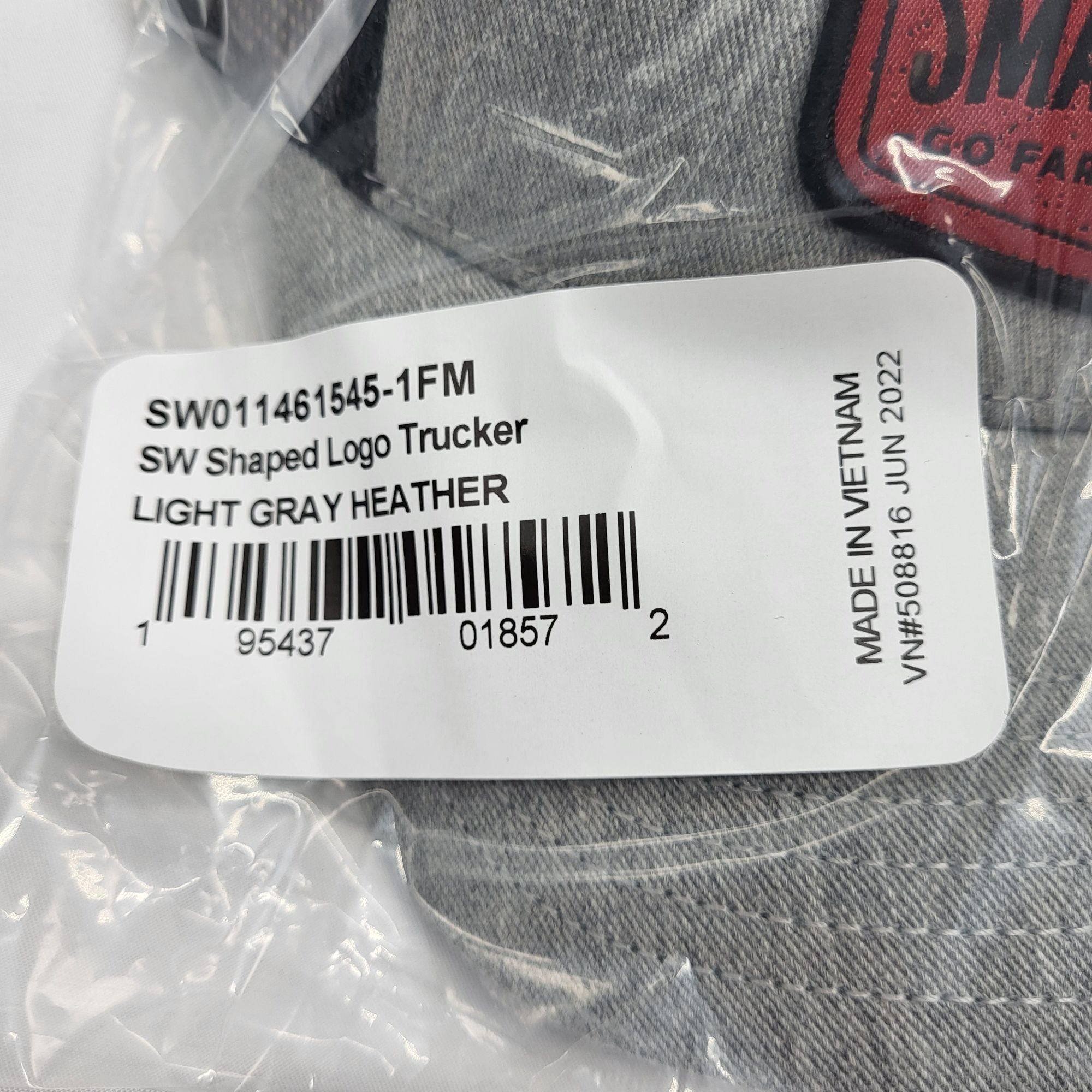 Smartwool Smartwool Truckers Hat Front Logo Snapback Mesh Grey Unisex Size ONE SIZE - 17 Thumbnail